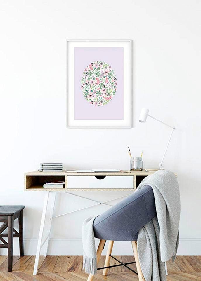 Komar Poster Lavender«, mit XXL Kinderzimmer, St.), 3 Blumen, »Shelly Wohnzimmer Garantie Jahren (1 | Schlafzimmer, Patterns online kaufen
