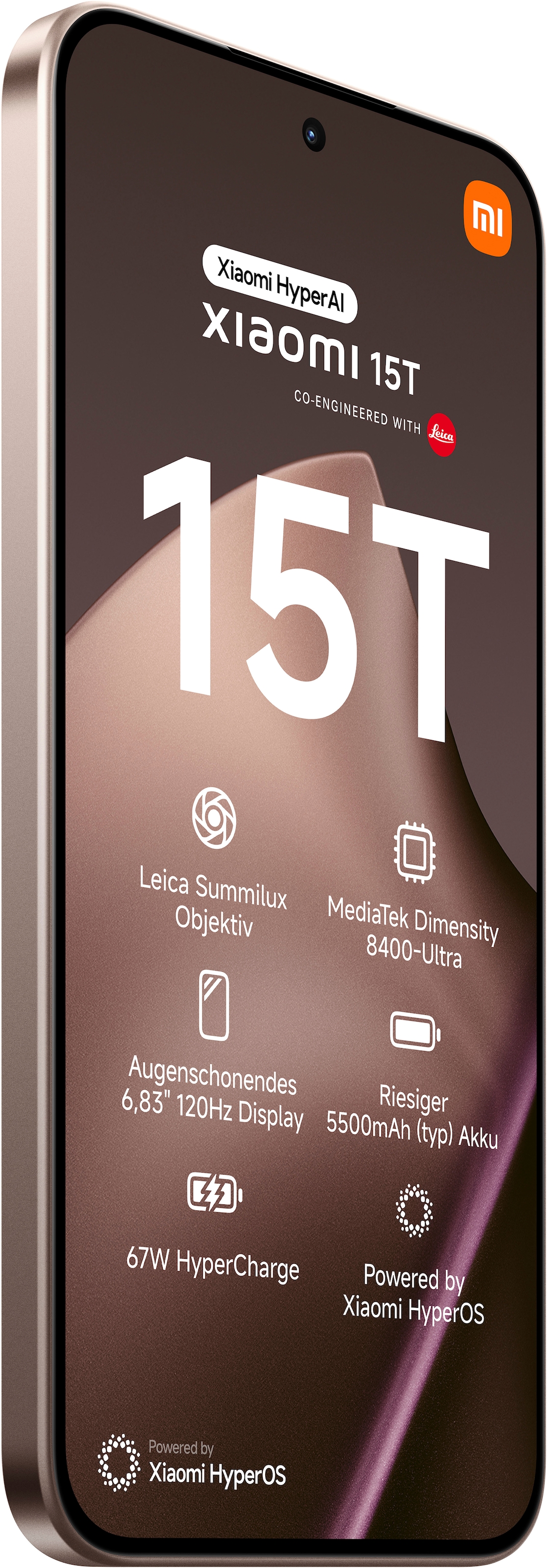 Xiaomi Smartphone »15T 12+256« rose gold