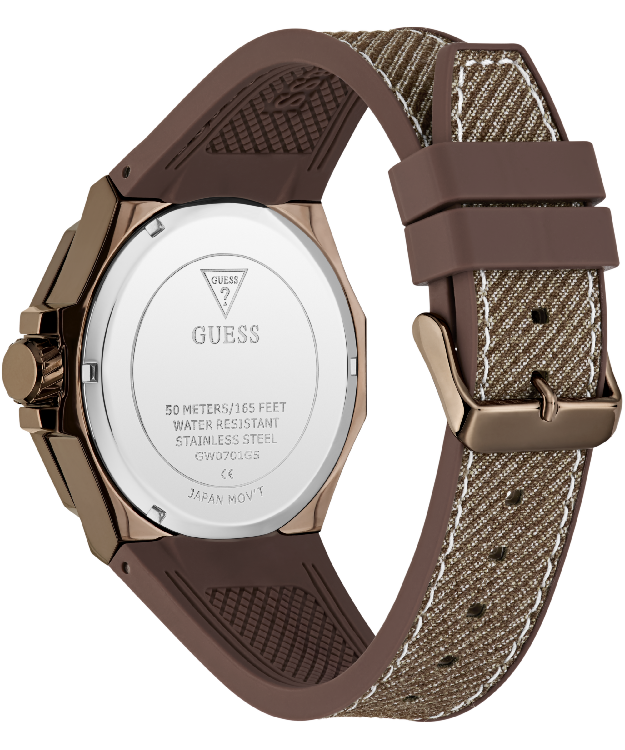 Guess Multifunktionsuhr »ENERGY« Quarzuhr, Armbanduhr, Herrenuhr, Silikonarmband, analog