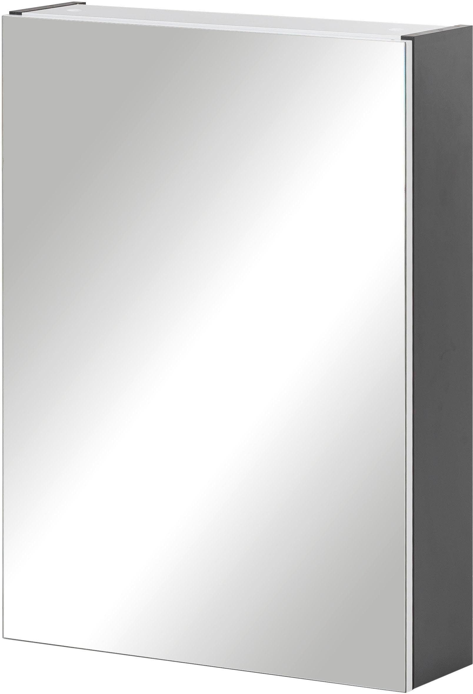 Schildmeyer Spiegelschrank »Basic«, Breite in Germany XXL 3 cm, Jahren Glaseinlegeböden, Garantie Made 50 mit 1-türig