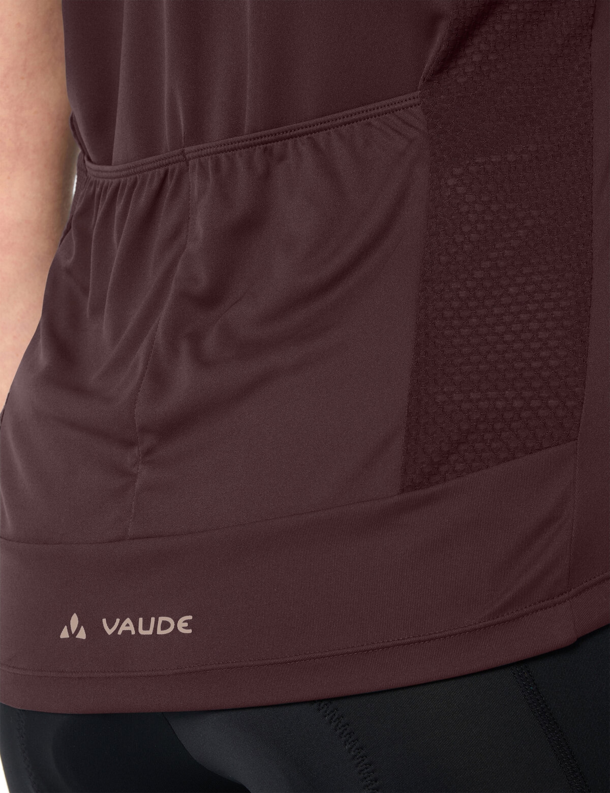VAUDE Radtrikot »WOMEN'S MATERA FZ TRICOT« für Radsport, mit zwei Rückentaschen, mit Stehkragen, atmungsaktiv