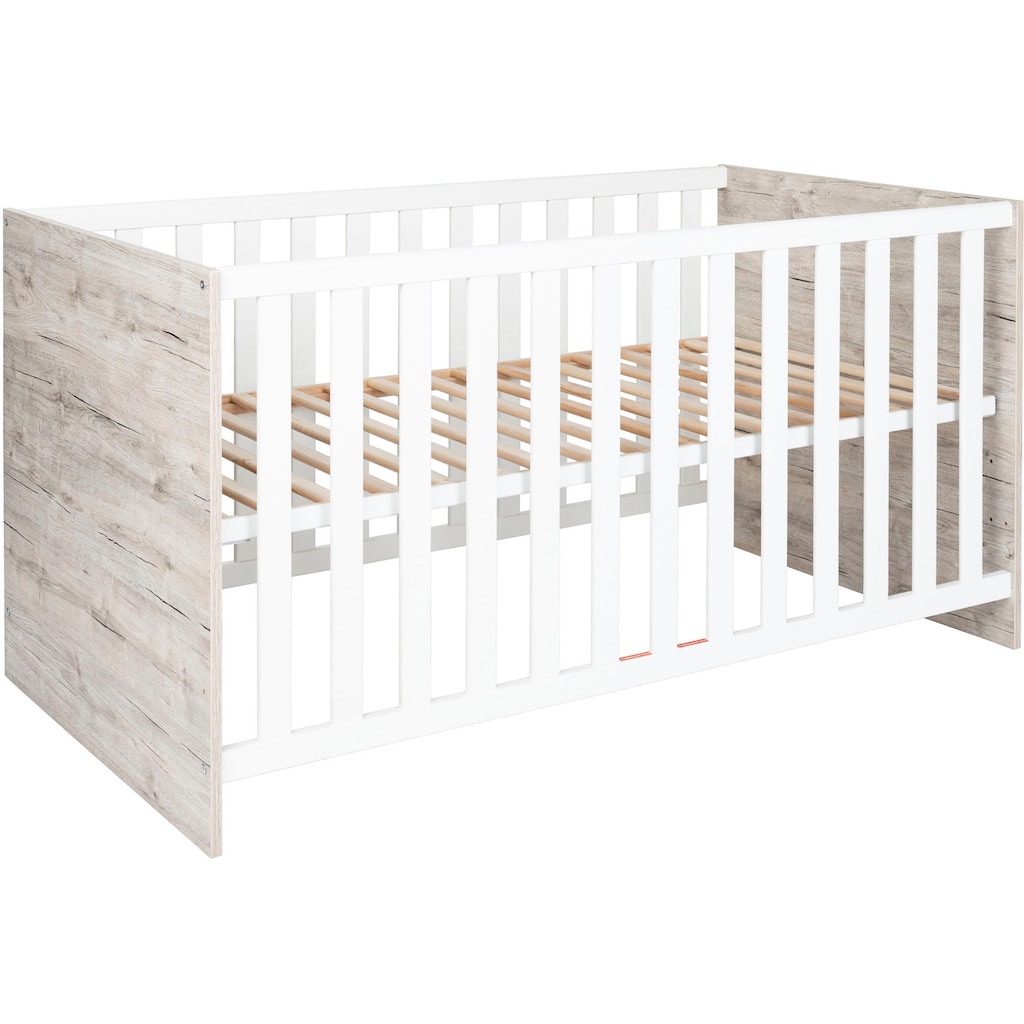 Lüttenhütt Babyzimmer-Komplettset »Rieke«, (Set, 4 St., Kinderbett, Regal, Schrank, Wickelkommode)