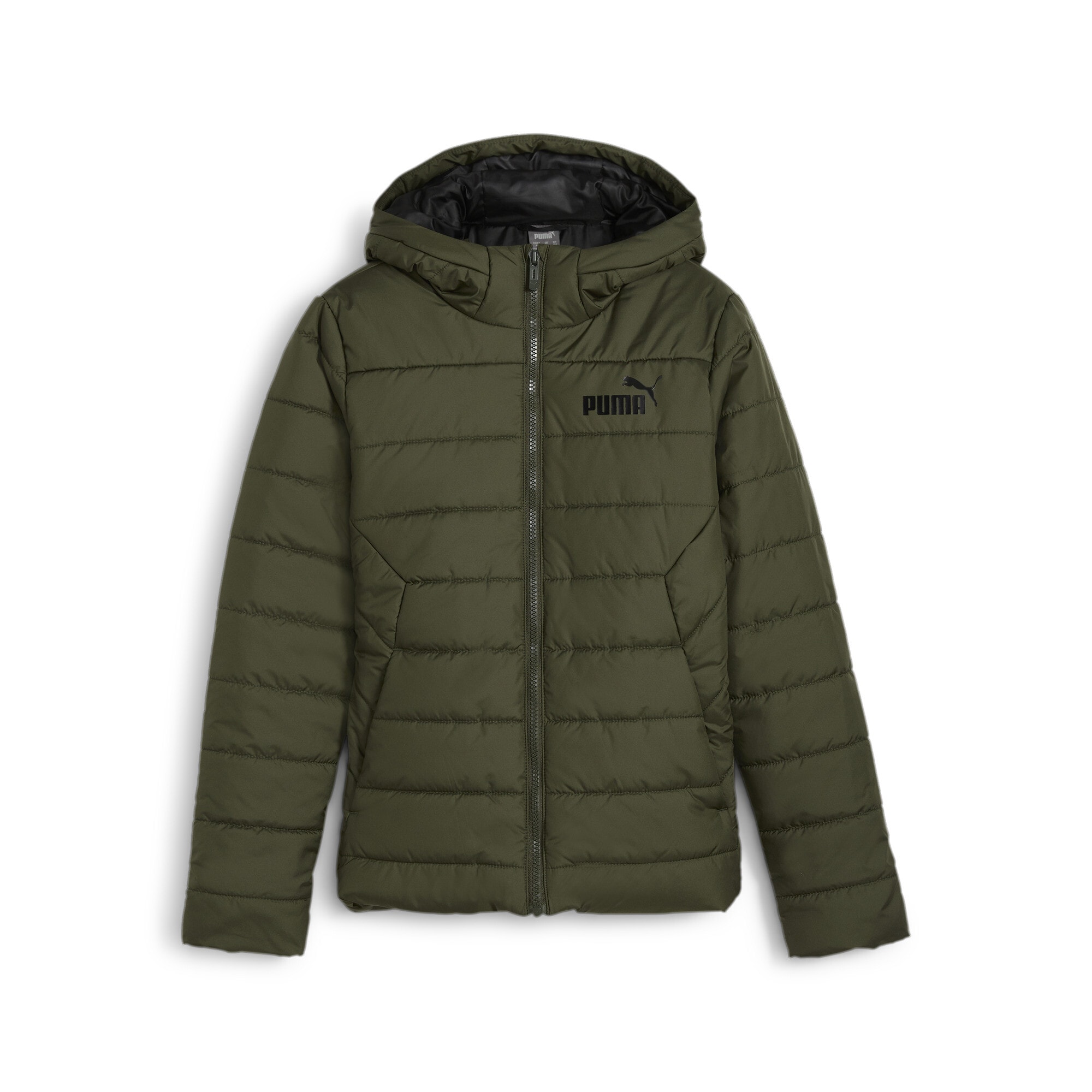 PUMA Winterjacke »ESS HOODED PADDED JACKET«, mit Kapuze