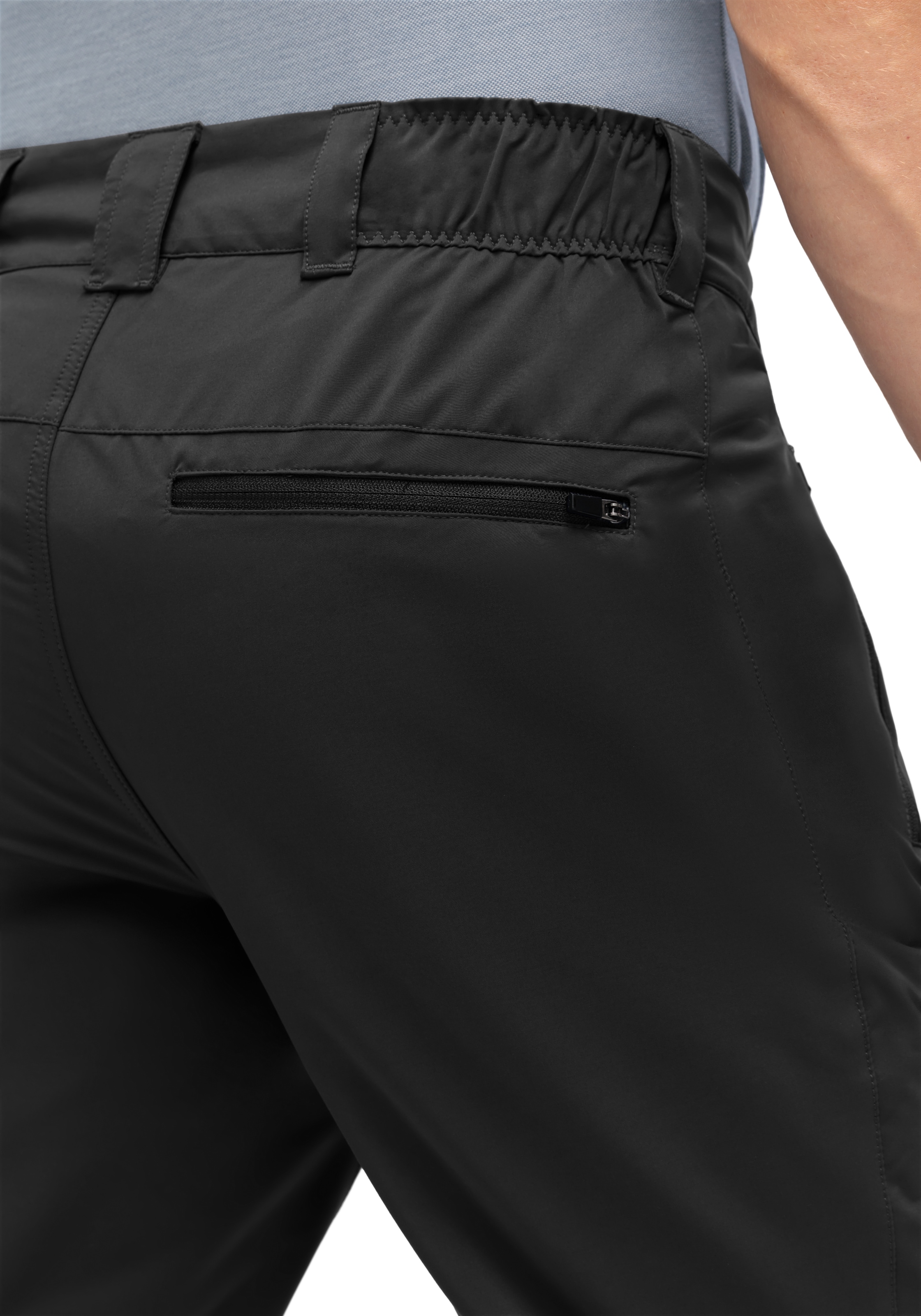Maier Sports Outdoorhose »Nil Loop«, Herren Wanderhose, Funktionshose mit Taschen + Gürtel, Regular Fit