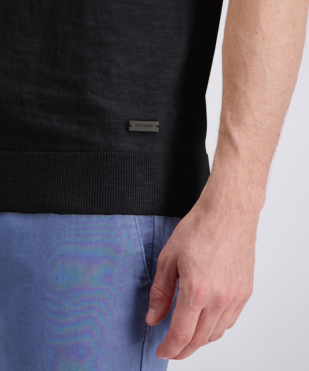 Pierre Cardin Poloshirt »Polo Strick« Regular Fit, Kurzarm, 3-Knopf-Form