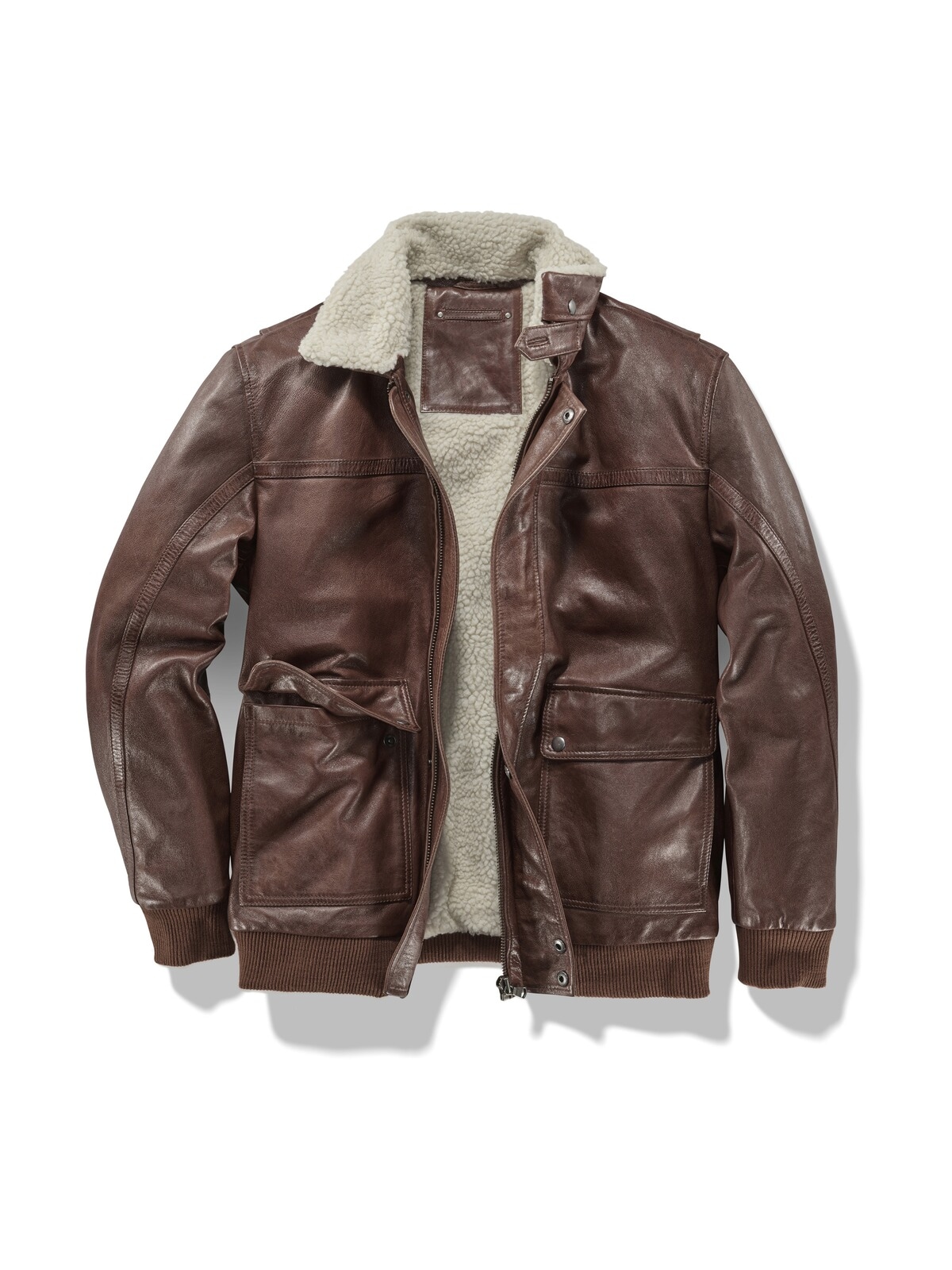 Babista Lederjacke »Lederjacke ZELVENTO«, (1 St.), mit wärmendem Teddyfutter