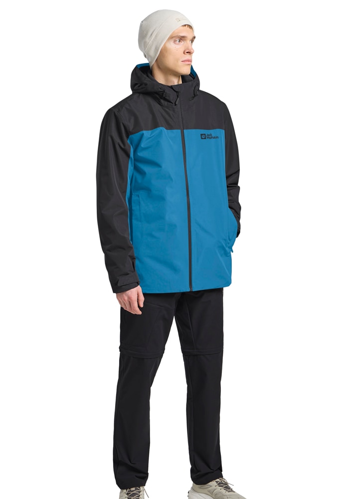 Jack Wolfskin 3-in-1-Funktionsjacke »TAUBENBERG 3IN1 JKT M«, mit Kapuze, 3in1, wasserdicht, Übergangsjacke