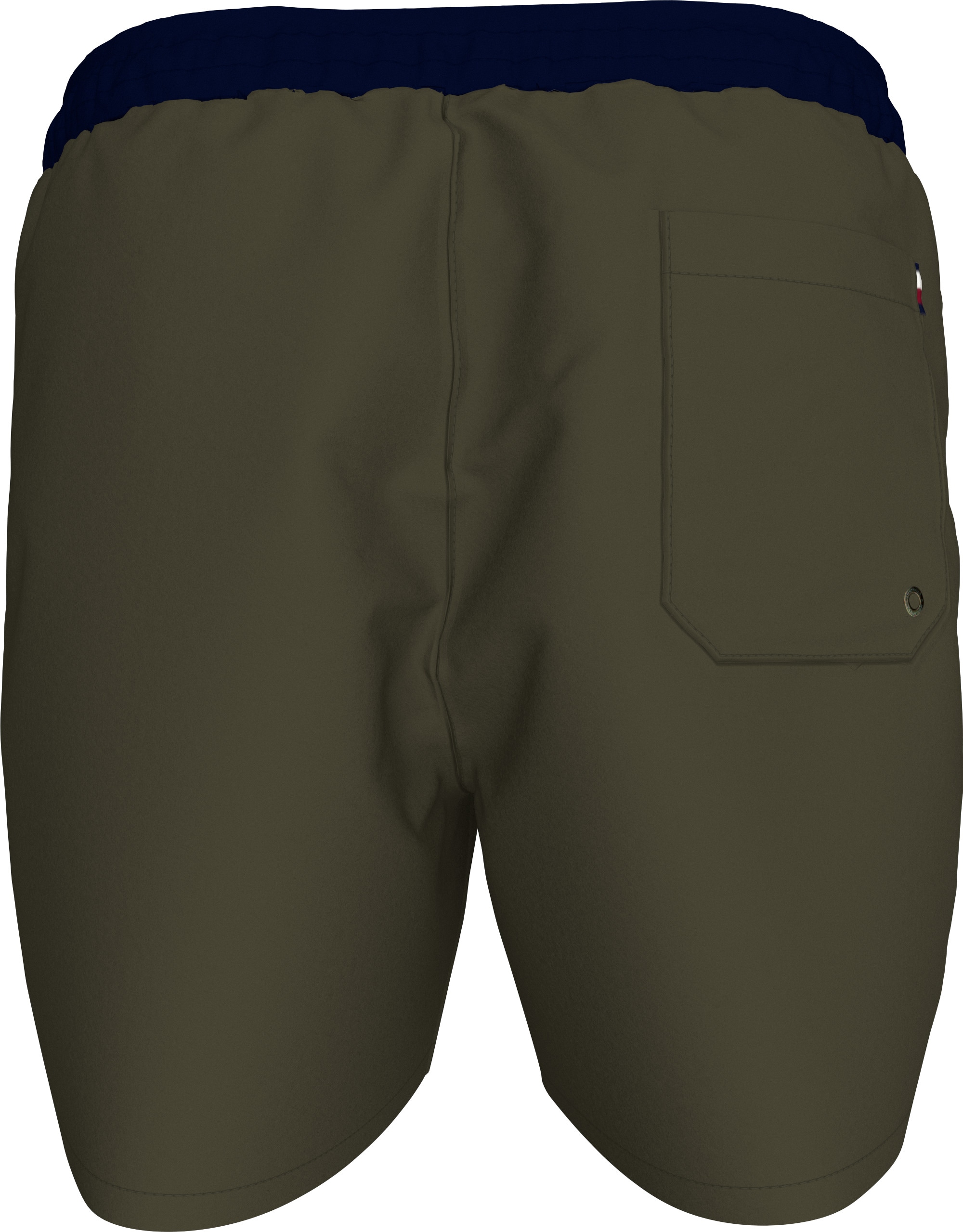 Tommy Hilfiger Swimwear Badeshorts »MEDIUM DRAWSTRING«, mit Logo-Patch, mit kontrastfarbenem Bund