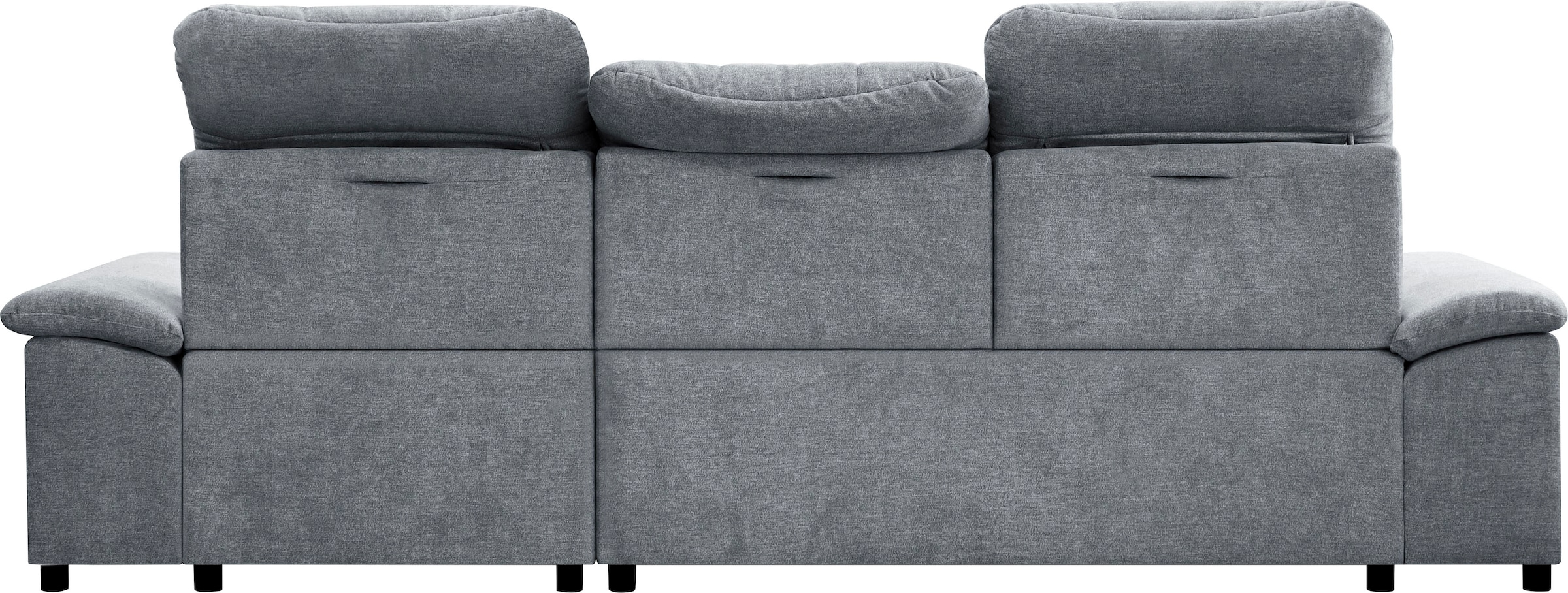 WERK2 Ecksofa Carmen, Sofa, Eckcouch mit Schlaffunktion, Bettkasten und Sitztiefenverstellung