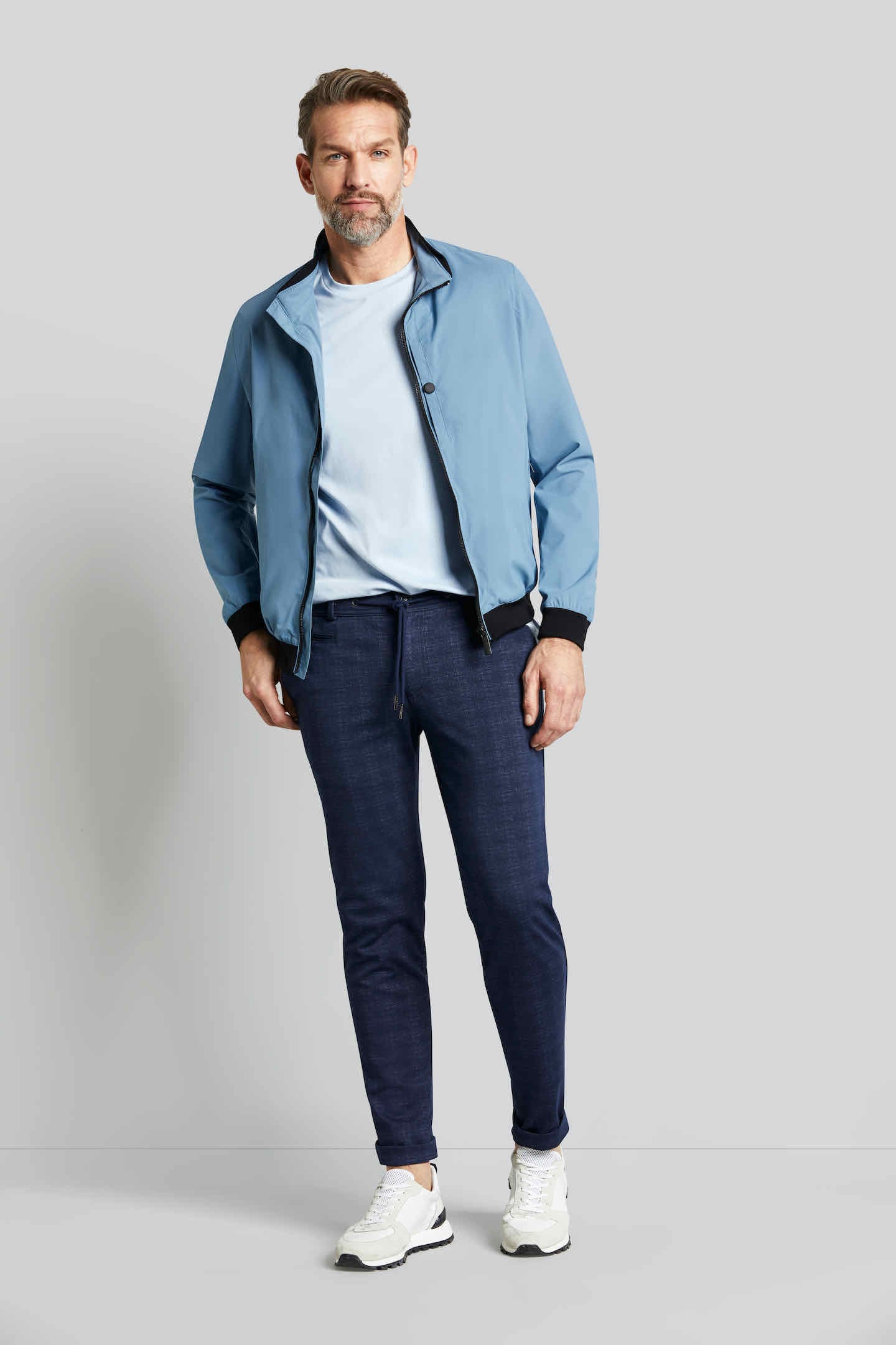 bugatti Blouson, ohne Kapuze, mit Stehkragen