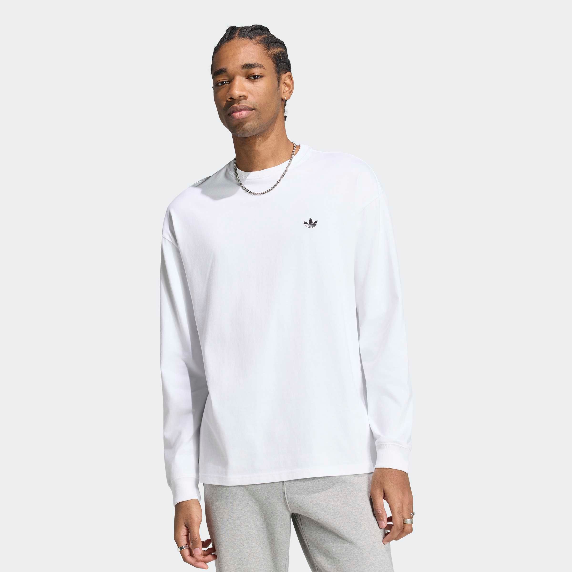 adidas Originals T-Shirt »TREFOIL ESSENTIALS LONGSLEEVE« mit Rundhalsausschnitt, in normaler Länge, Kurzarmdesign