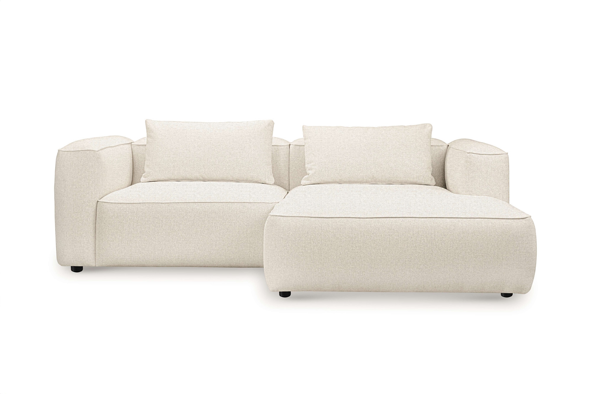 andas Ecksofa »Tvinnet«, Breite 228 cm, extra tiefe Sitzfläche, kubisches Sitzvergnügen