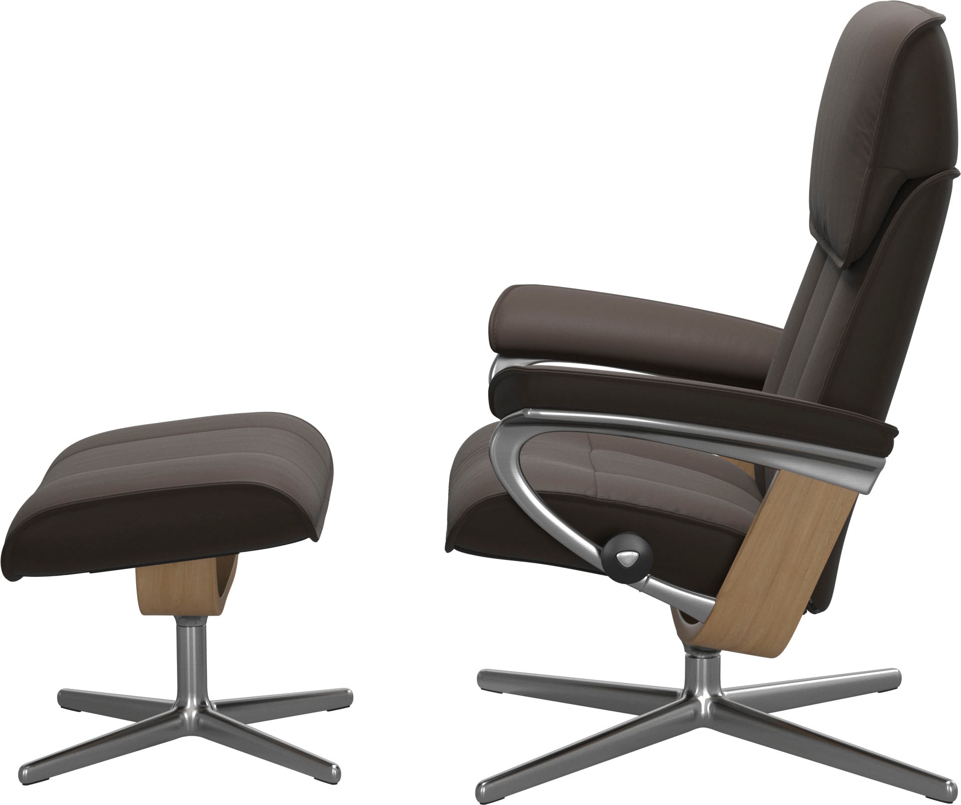 Stressless® Relaxsessel »Admiral« mit Cross Base, Größe M & L, Holzakzent Eiche