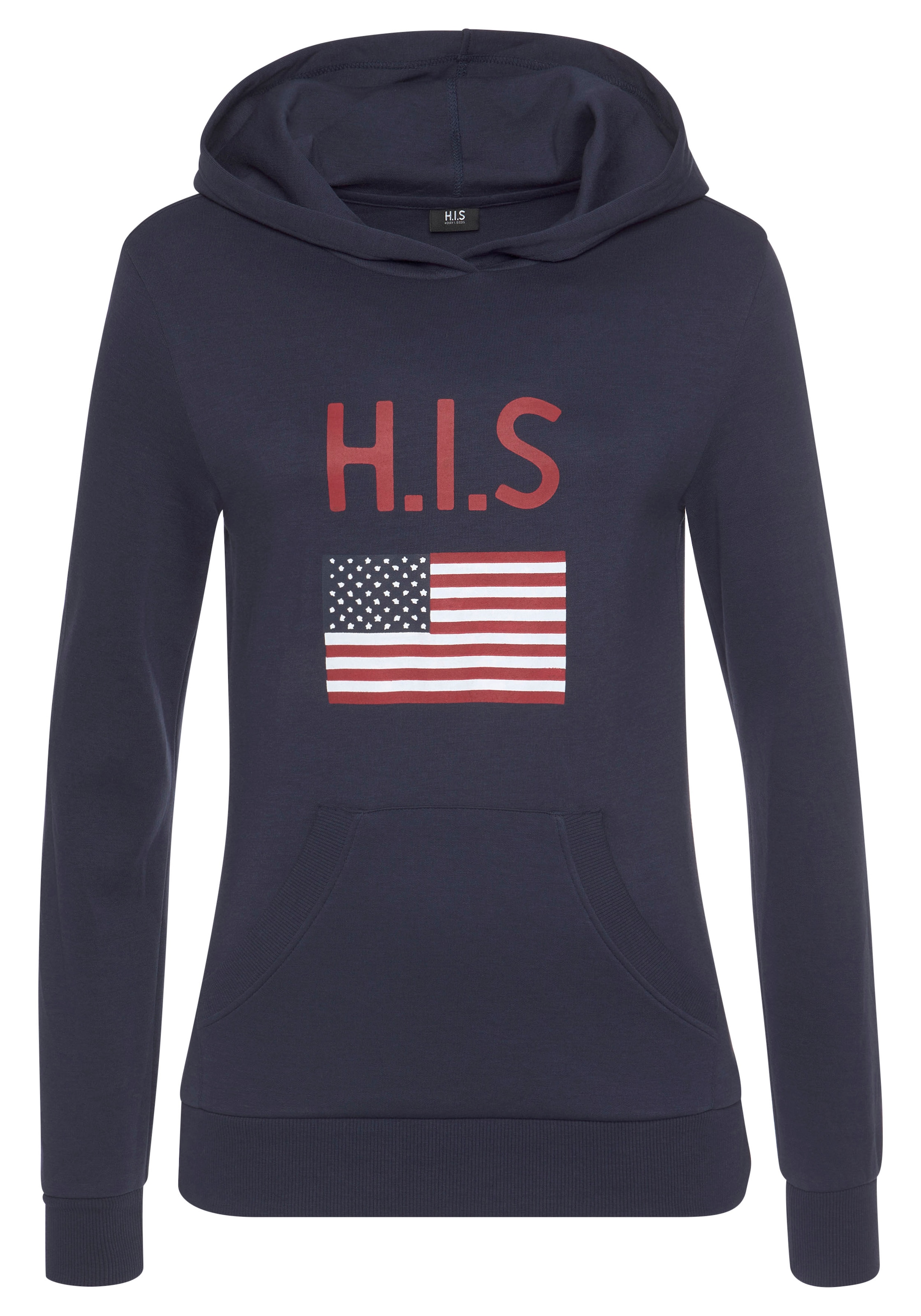H.I.S Kapuzensweatshirt, mit Logodruck und Kängurutasche, Loungeanzug, Hoodie