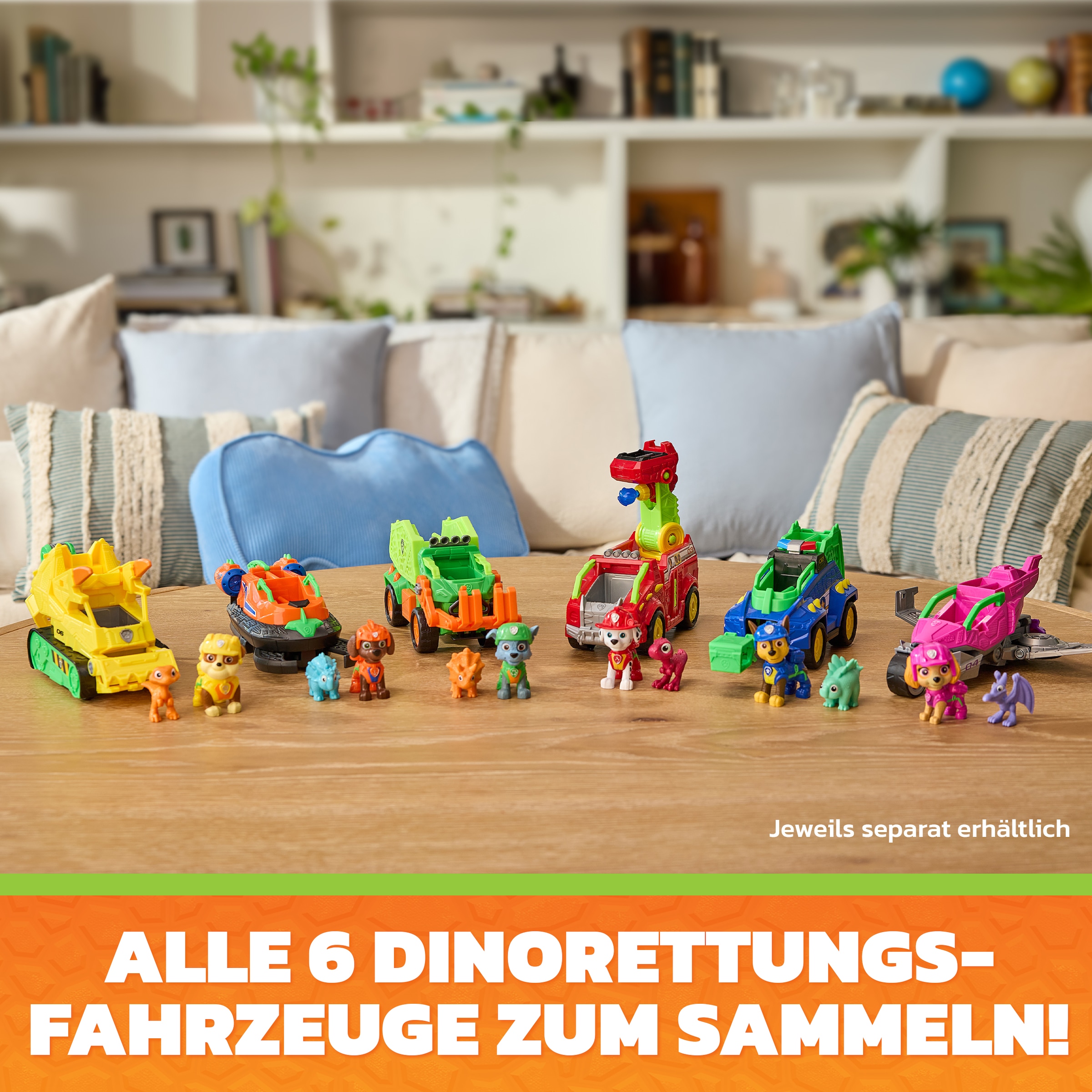 Spin Master Spielzeug-Auto »PAW Patrol: Der Dino Film, Rockys Dino-Rettungs-Recycler«