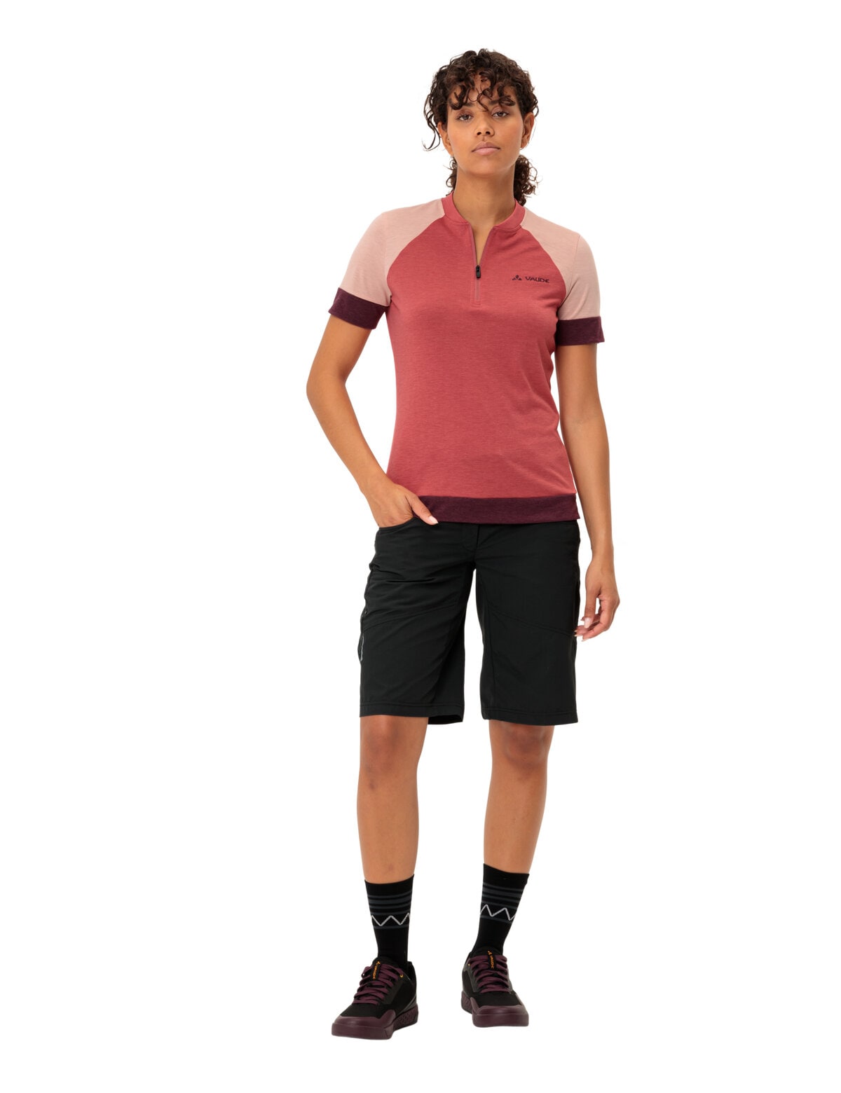 VAUDE Funktionsshirt »WOMEN'S ALTISSIMO Q-ZIP SHIRT«, Fahrradshirt