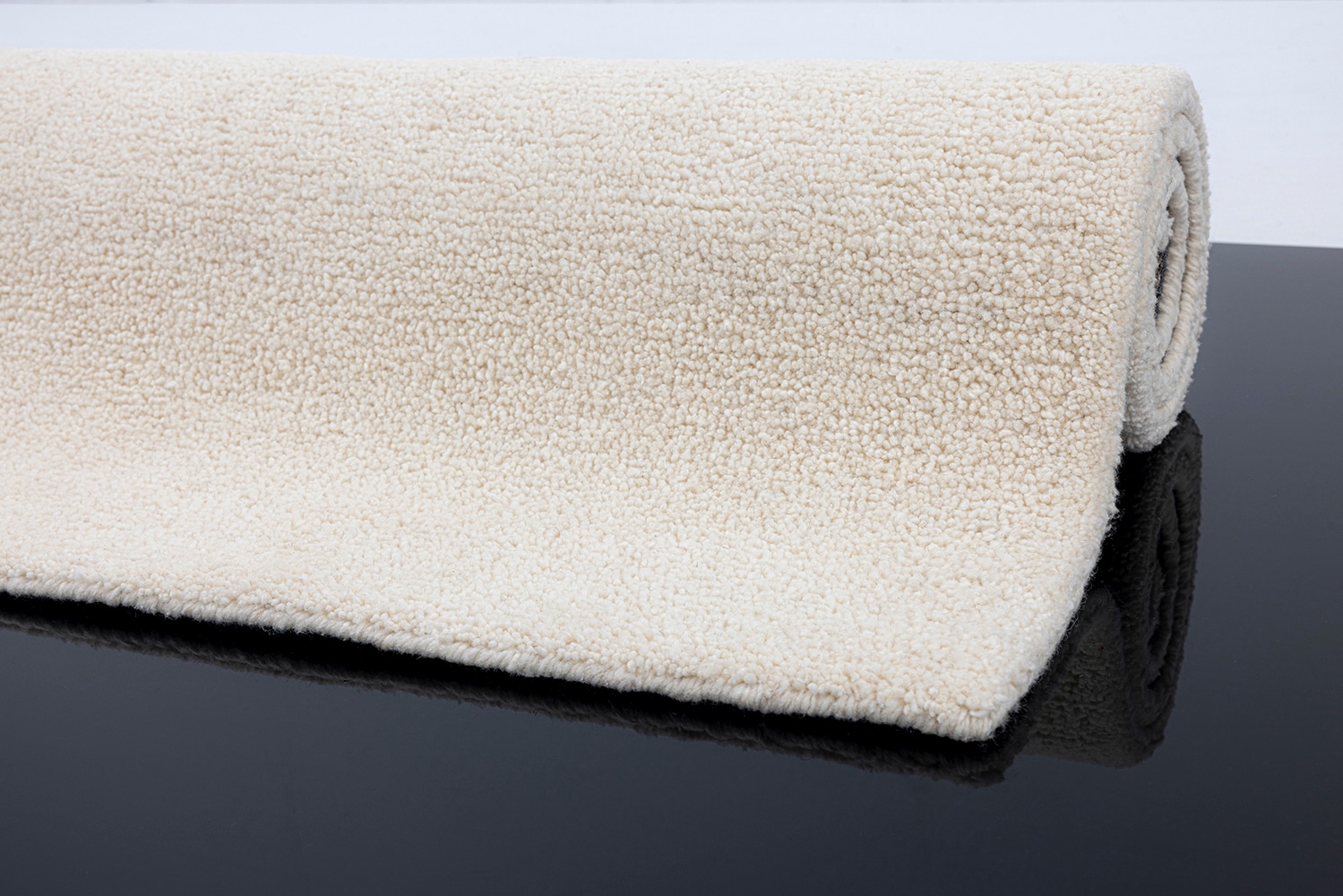 THEKO Wollteppich »Royal Berber Uni« rechteckig 18 mm Höhe Berber Optik, reine Wolle, ideal im Wohnzimmer & Schlafzimmer