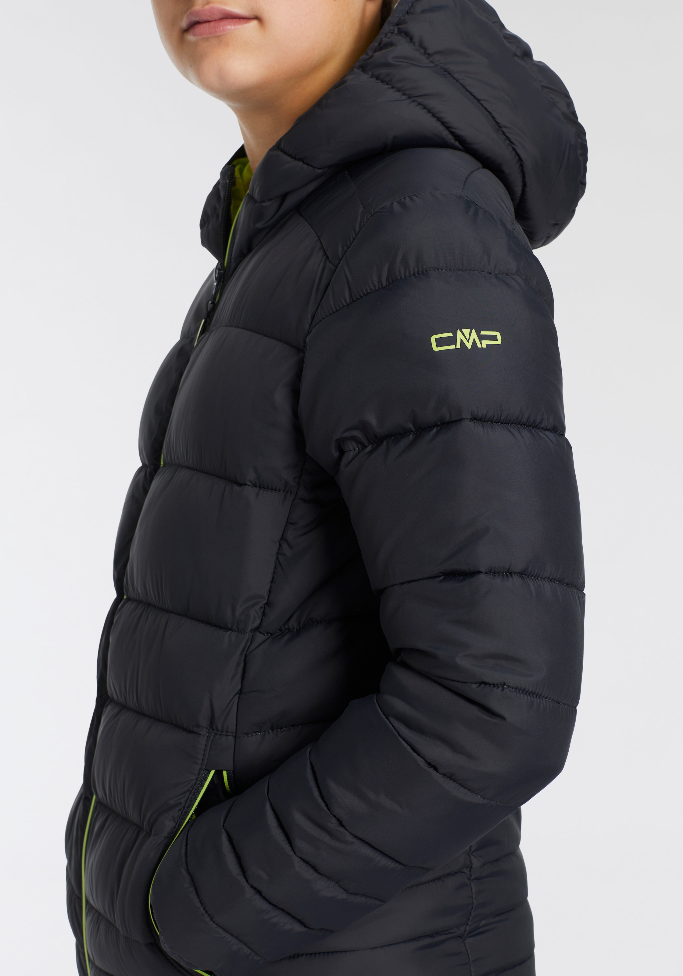 CMP Steppjacke, (1 St.), mit Kapuze, für Kinder