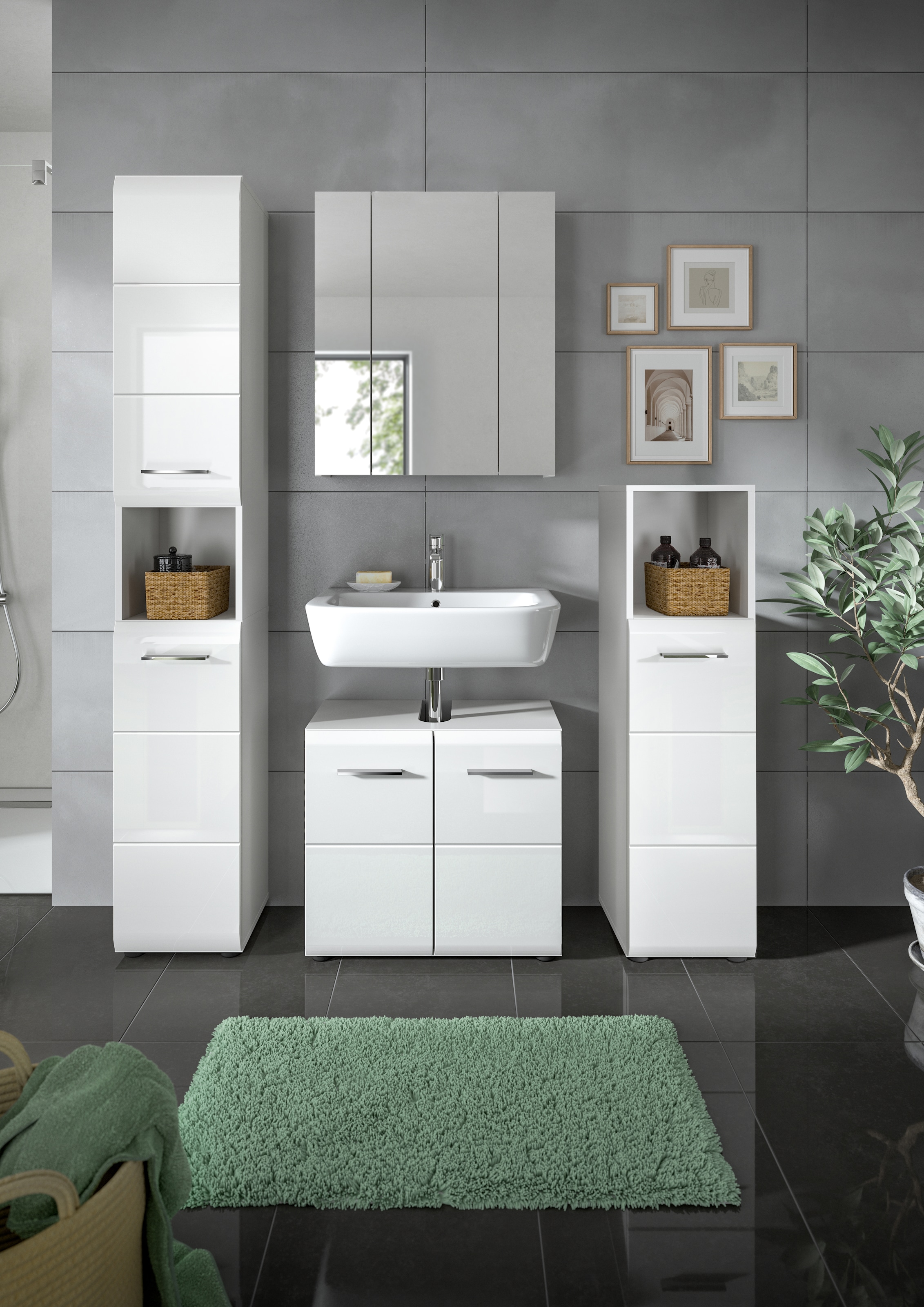 INOSIGN Badezimmer-Set Set, 4 Stk. tlg.