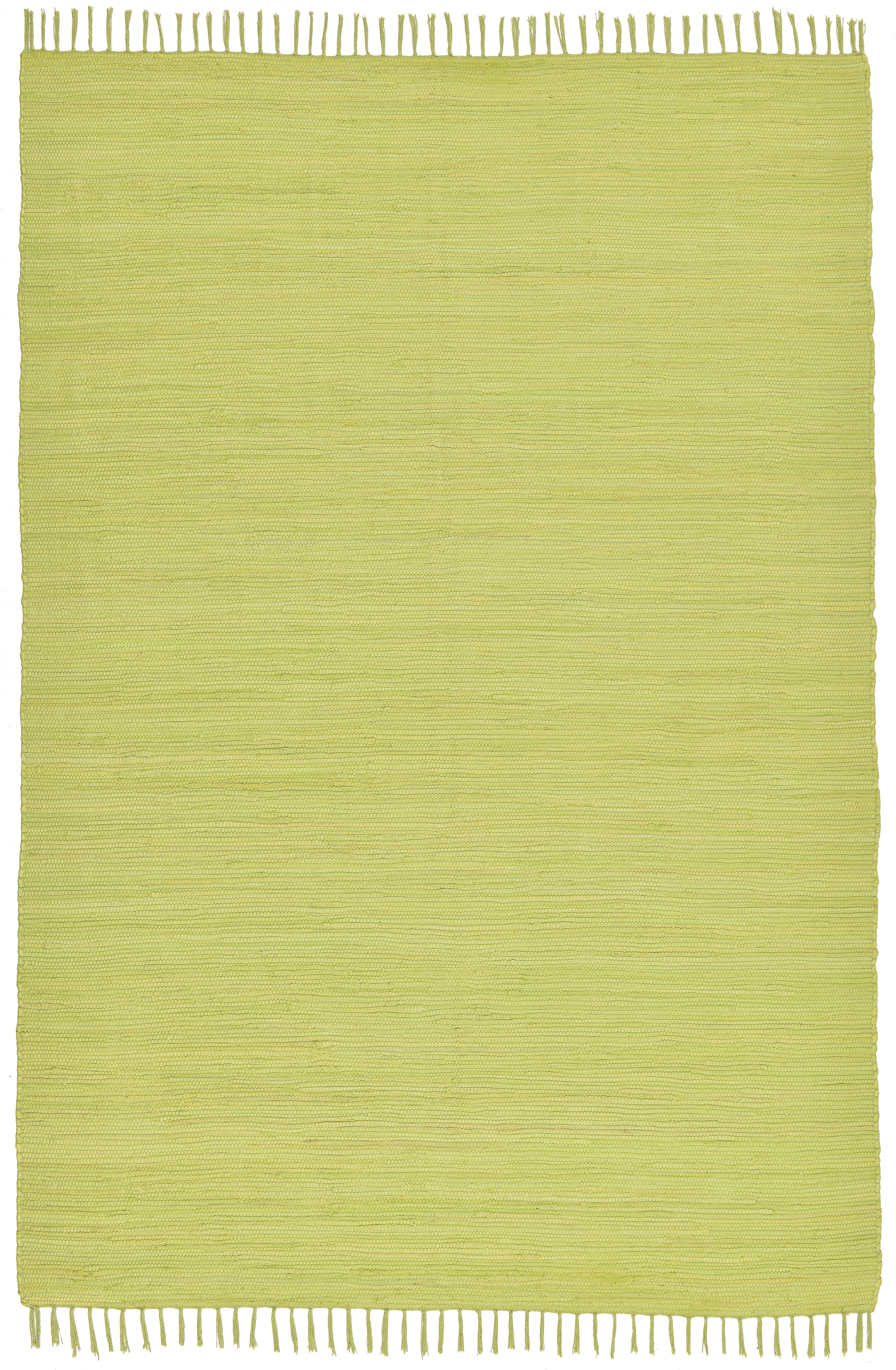 THEKO Teppich »Happy Cotton Fleckerl, handgewebt« rechteckig 5 mm Höhe Flachgewebe, reine Baumwolle, meliert, mit Fransen, auch als Läufer