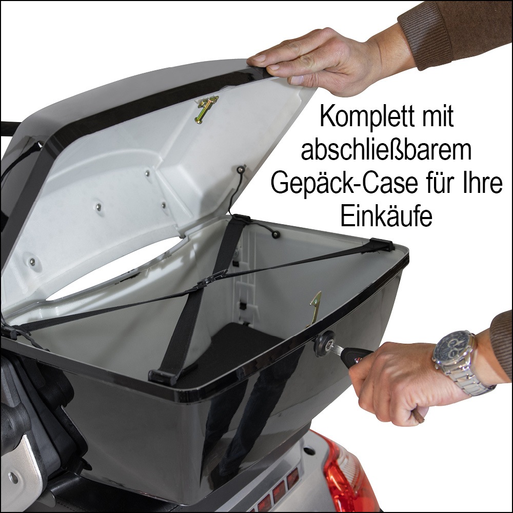 aktivimo Elektromobil »4-Rad Palermo 15 km/h«, 1000 W, 15 km/h, (mit Topcase)