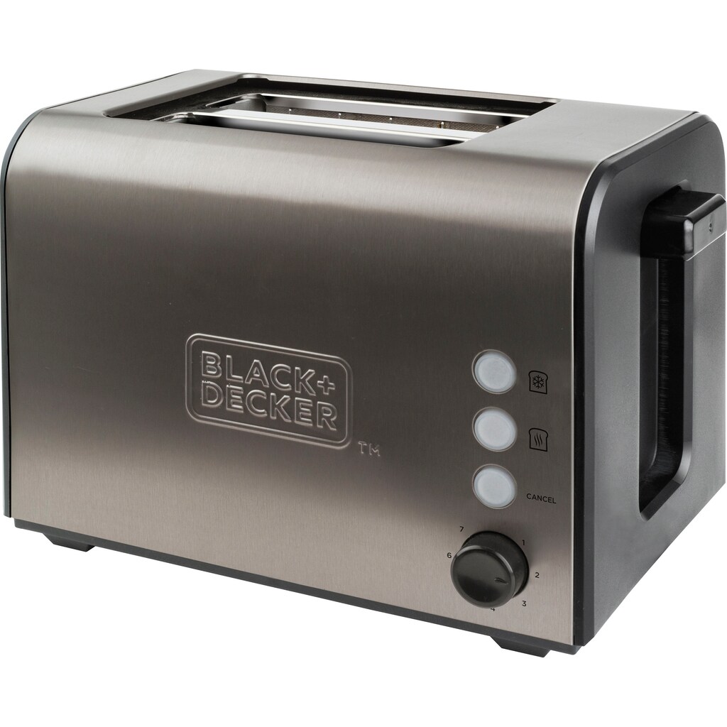 Black + Decker Toaster »BXTO900E«, 2 kurze Schlitze, 900 W