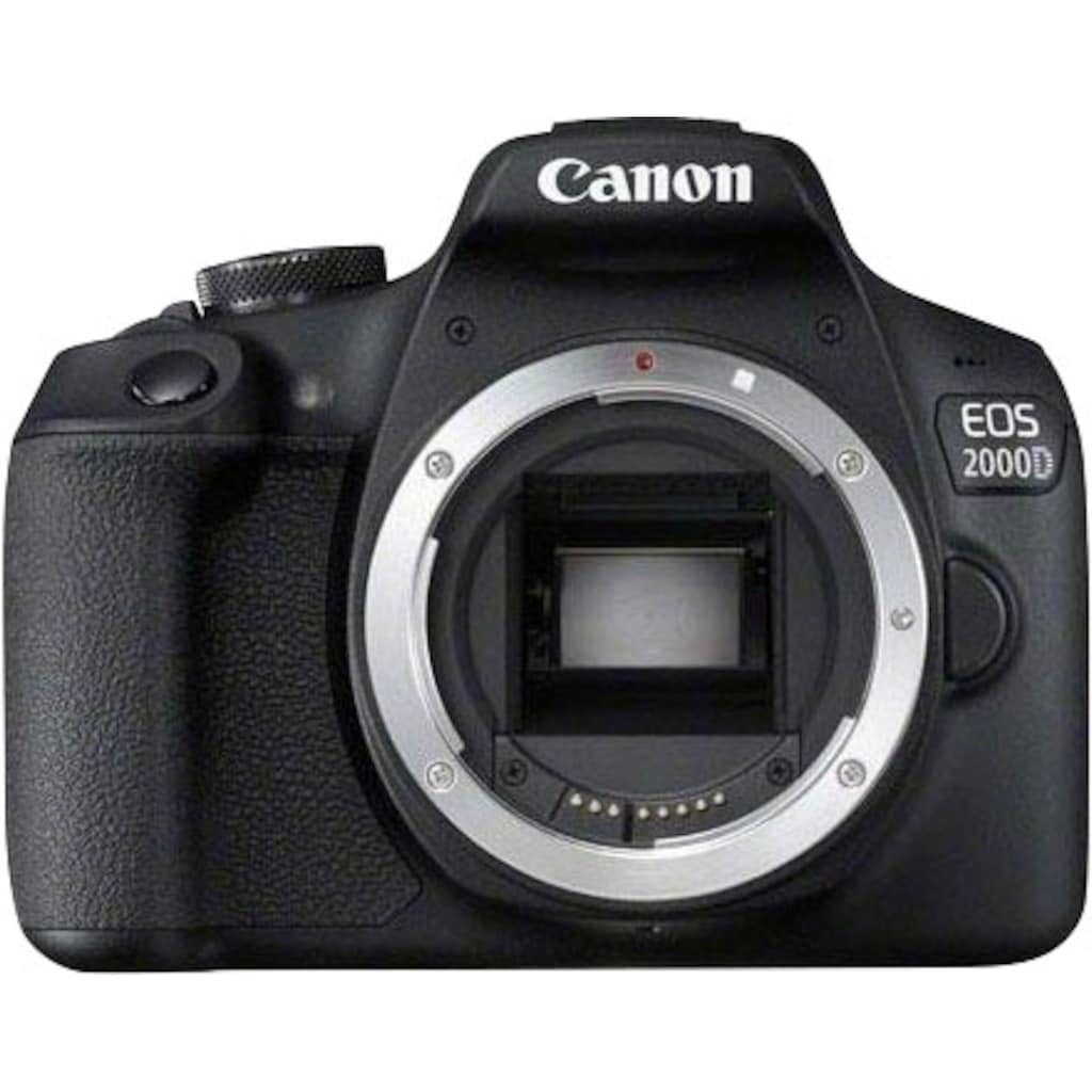 Canon Spiegelreflexkamera »EOS 2000D Kit 18-55 mm DC III«, EF-S 18-55mm f/3.5-5.6 III, 24,1 MP, WLAN (WiFi)-NFC