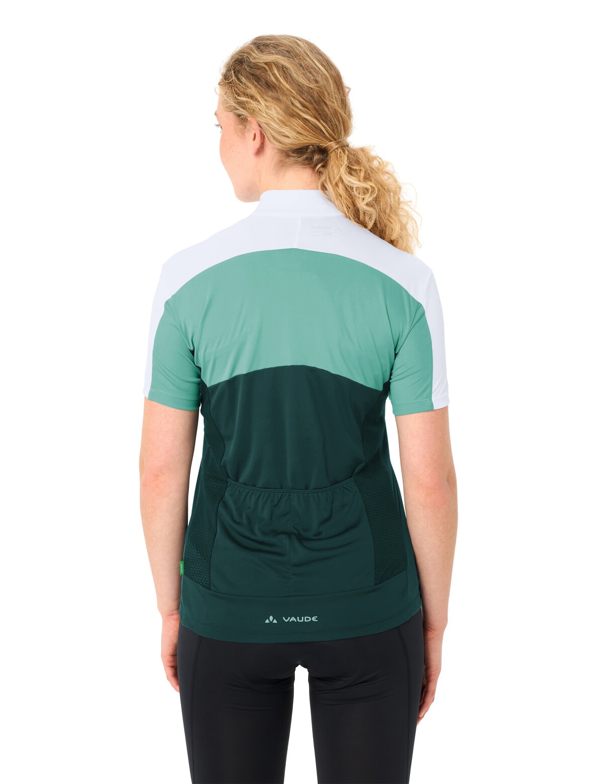 VAUDE Radtrikot »WOMEN'S MATERA FZ TRICOT« für Radsport, mit zwei Rückentaschen, mit Stehkragen, atmungsaktiv