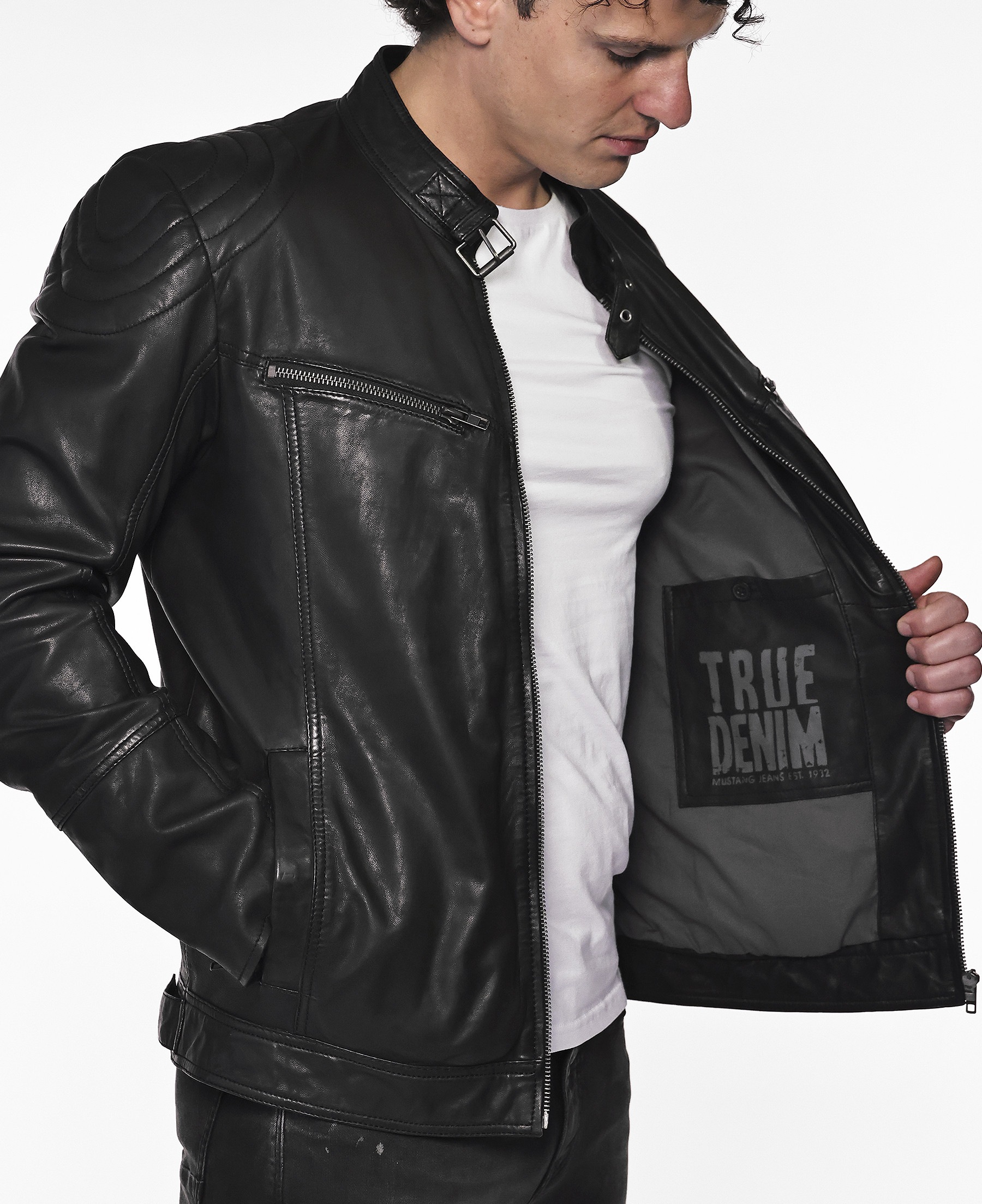 MUSTANG Lederjacke »Lederjacke 3102126«