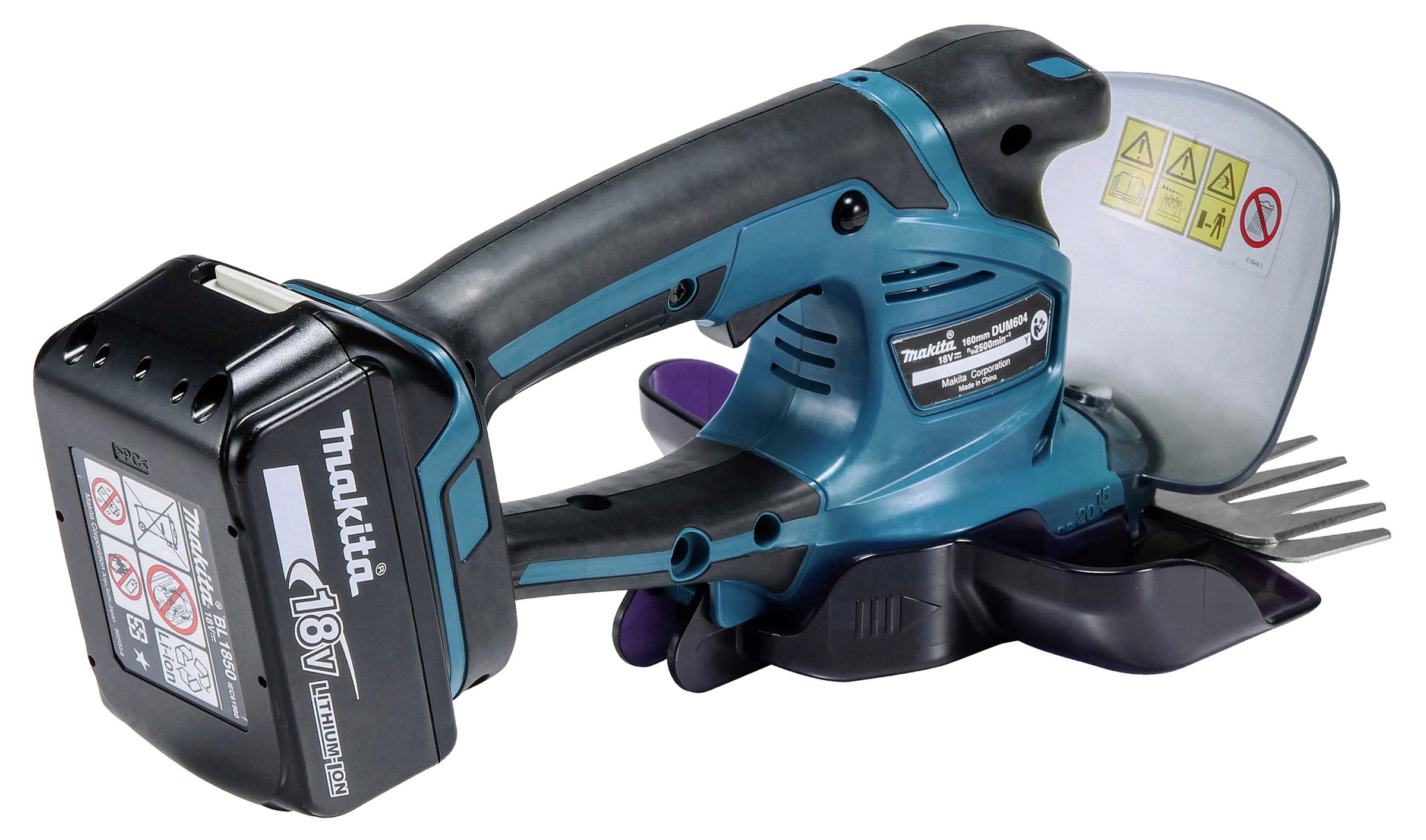Makita Akku-Gras- und Strauchscherenset »»DUM604RFX1««, inkl. Akku und Ladegerät, 18V, 2.500 min -1, 160 mm