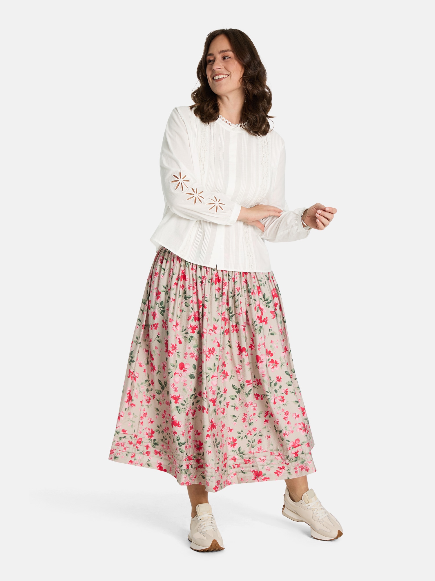 Lieblingsstück Langarmbluse »Eldrid« aus reiner Baumwolle