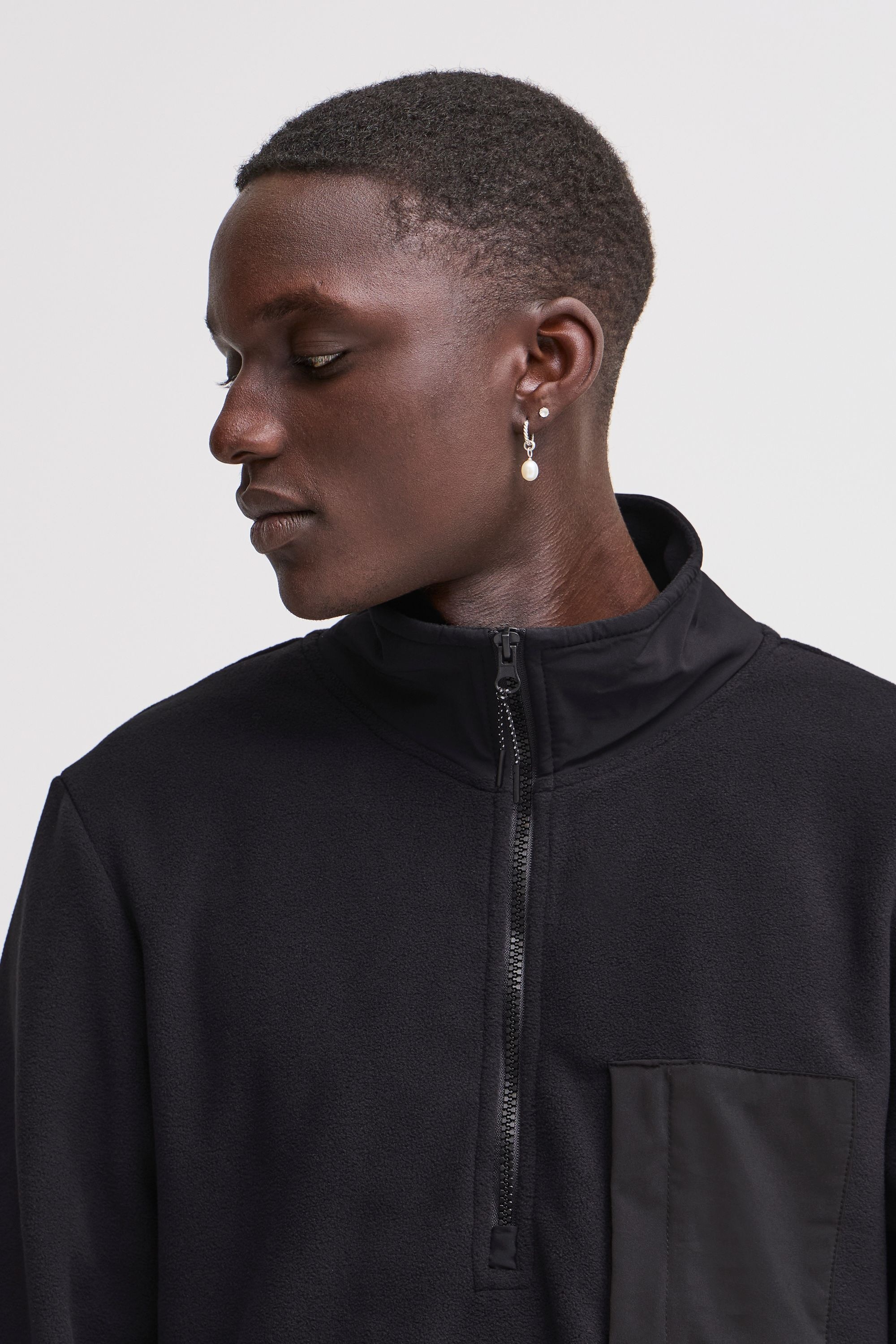 Blend Fleecejacke »Fleecejacke BHBROOKS Sweatshirt halfzipp«