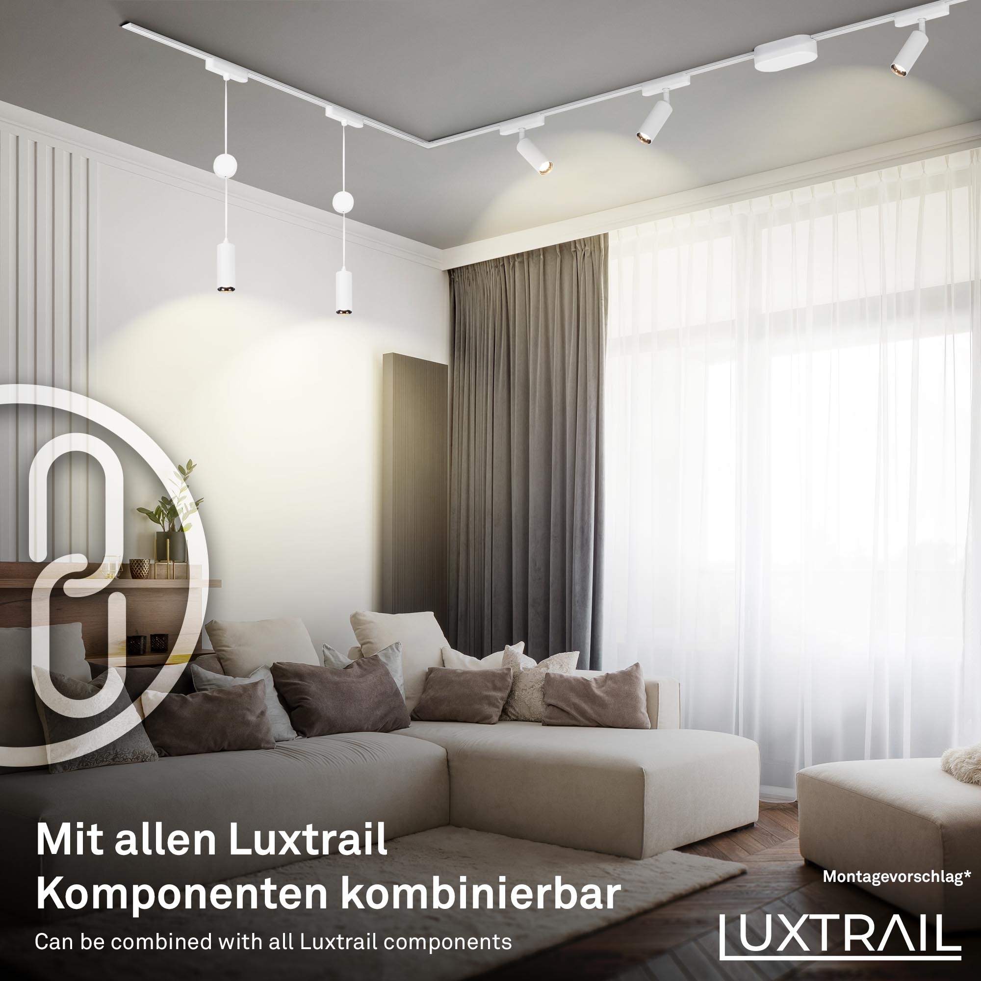 Briloner Leuchten LED Deckenleuchte »LUXTRAIL 8039086«