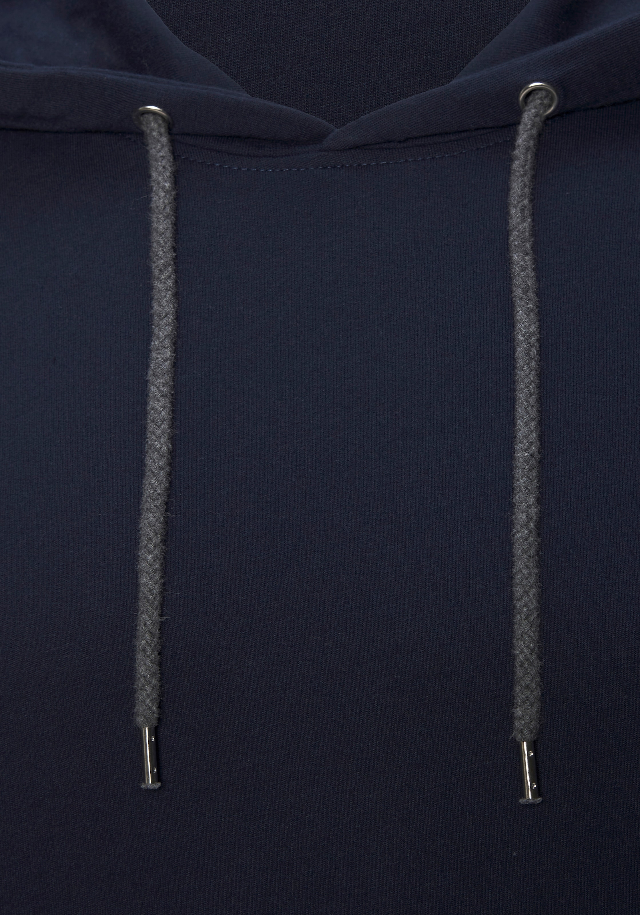 Bench. Loungewear , Langarm, Sweatshirt mit Rundhals und Kapuze, Baumwollmischung
