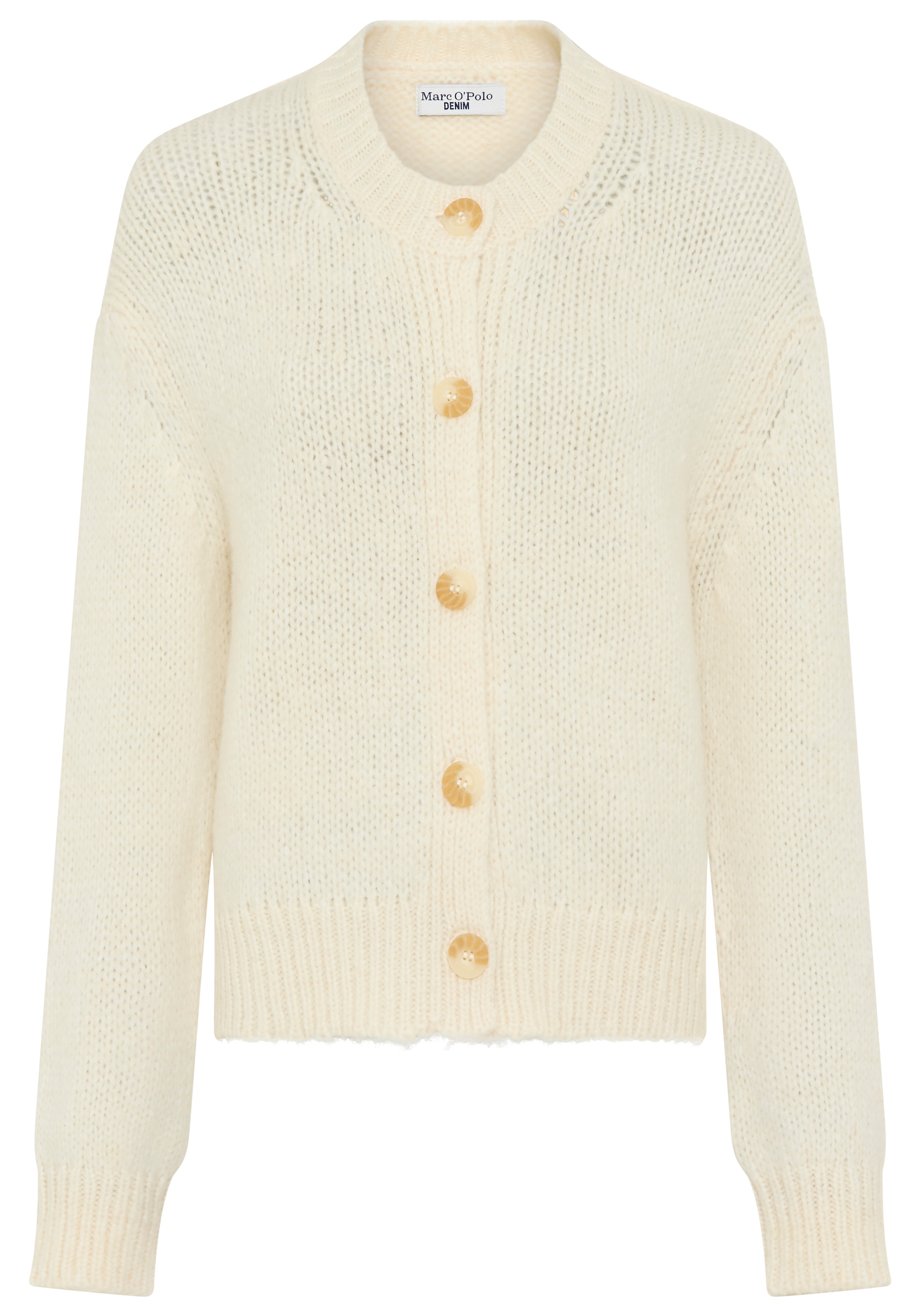 Marc O'Polo DENIM Cardigan »relaxed« aus kuschligem Schurwolle-Alpakawolle-Mix