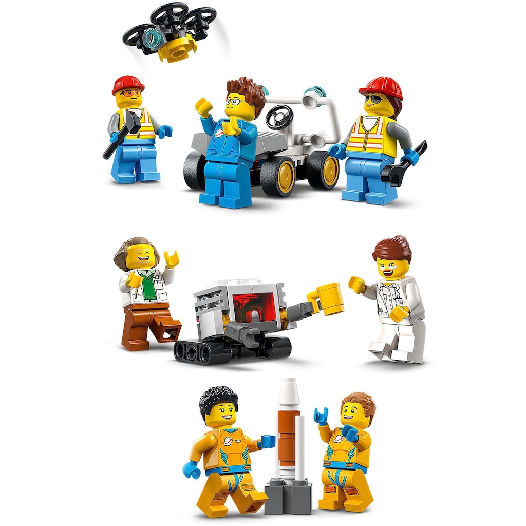 LEGO® Konstruktionsspielsteine »Raumfahrtzentrum (60351), LEGO® City«, (1010 St.)