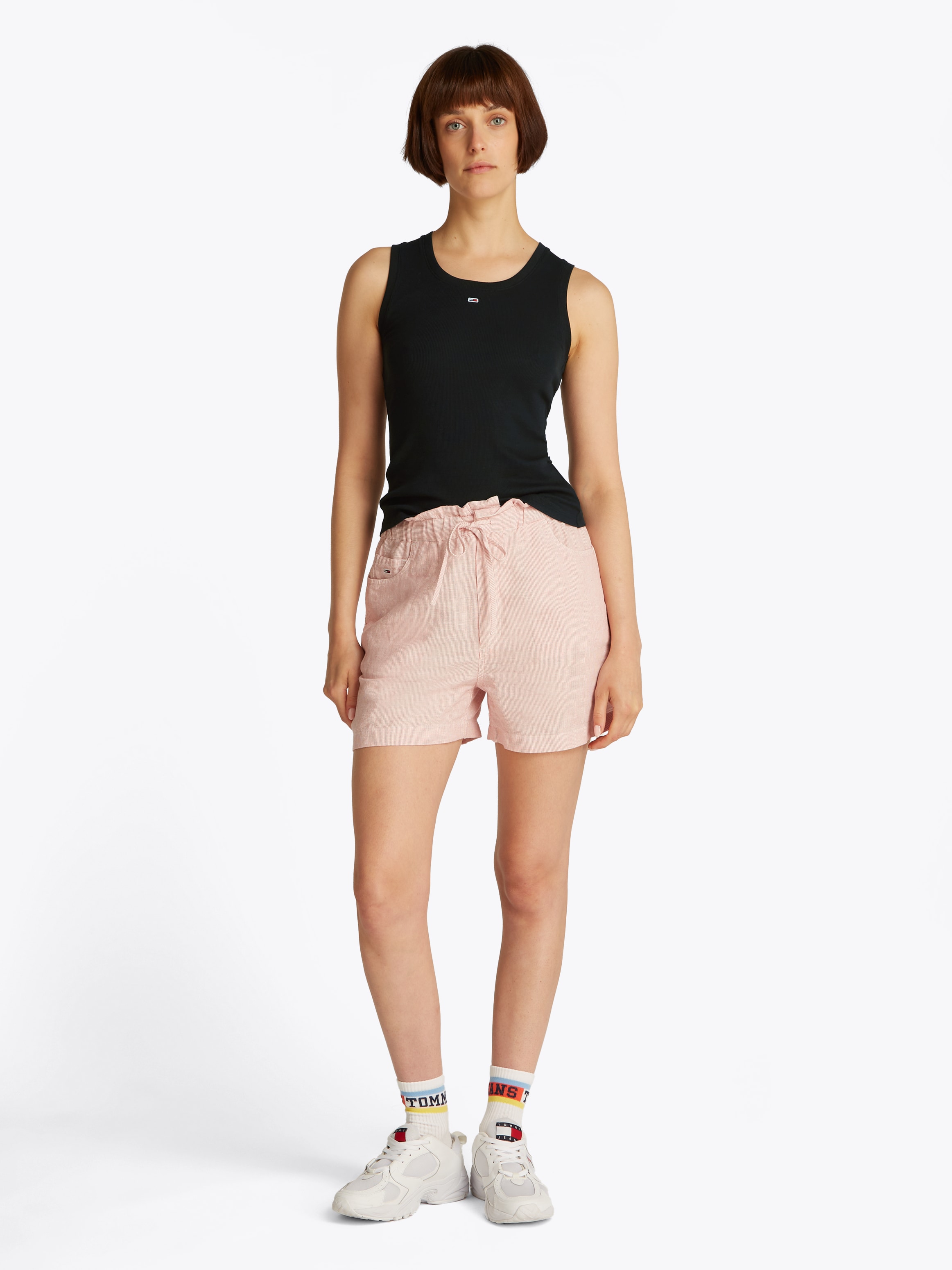 Tommy Jeans Curve Tanktop »TJW ESSENTIAL RIB TANK EXT«, in Großen Größen, Rippware