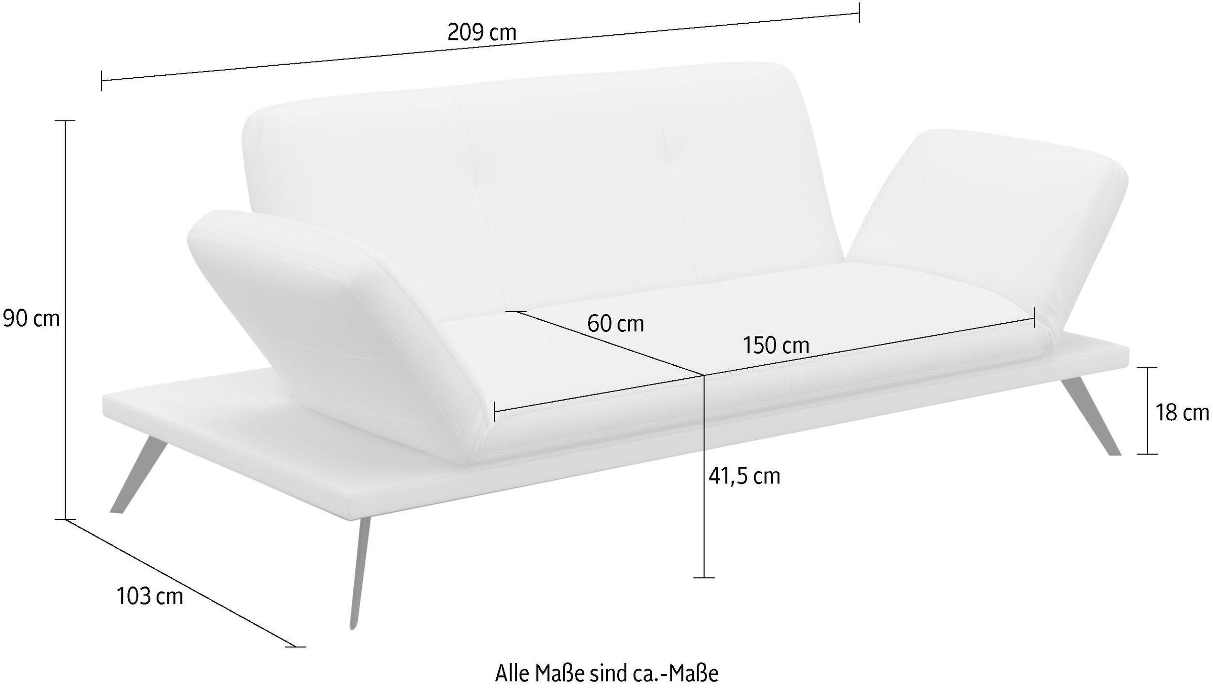 machalke® 3-Sitzer »butterfly«