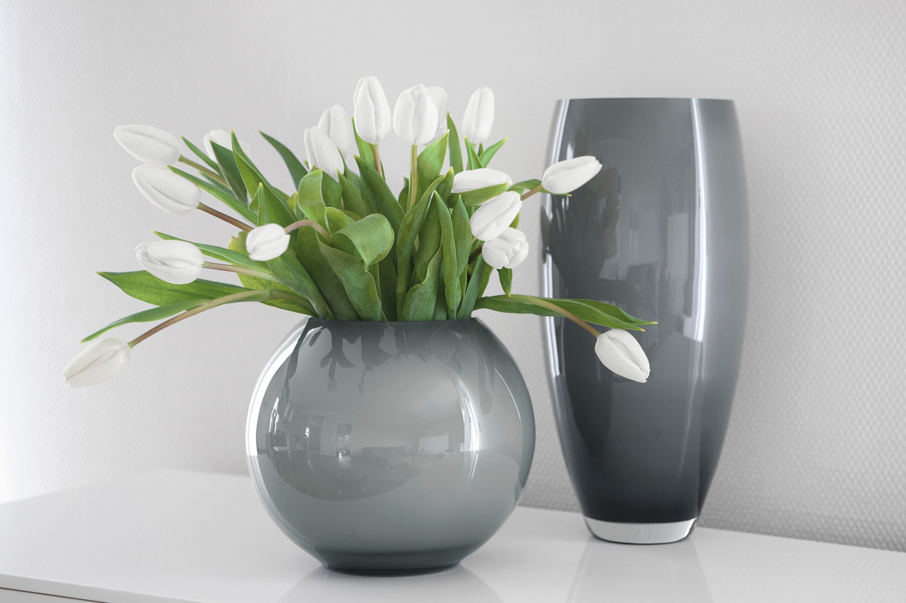 Tischvase (1 Fink Dekovase mundgeblasen, »AFRICA«, Opalglas, kaufen St.), | Vase aus UNIVERSAL