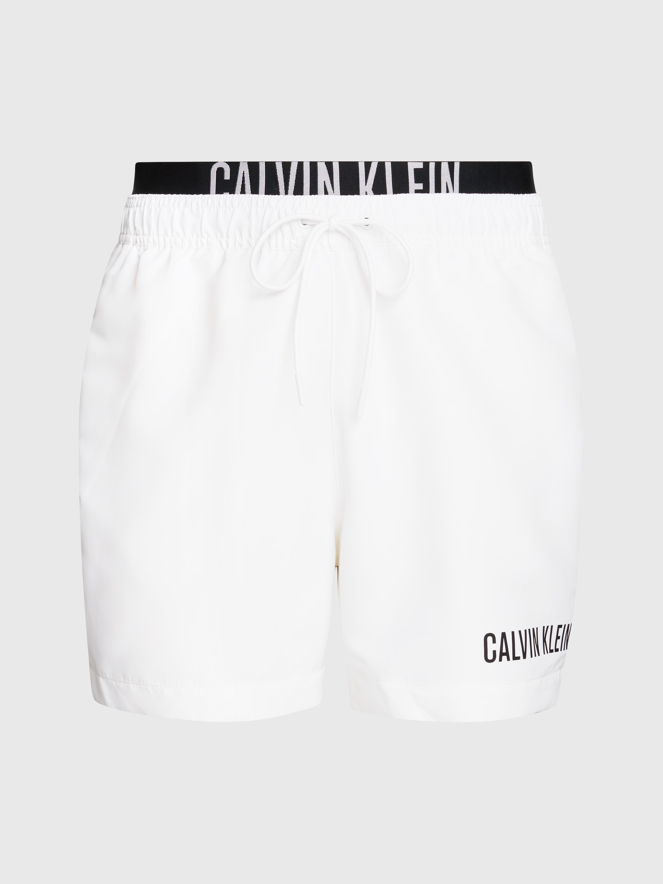 Calvin Klein Swimwear Badeshorts »MEDIUM DOUBLE WB«, mit doppeltem Bund