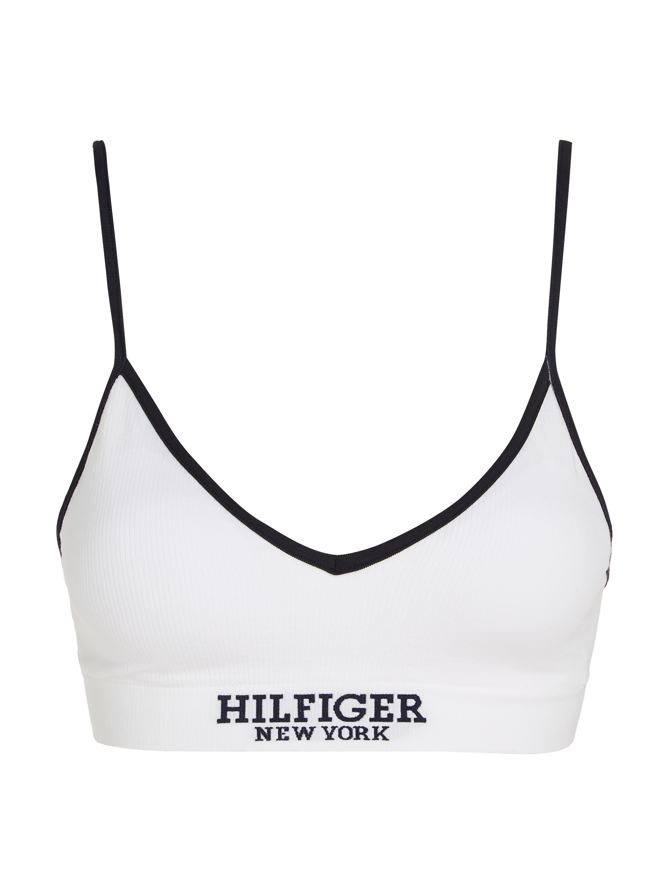 Tommy Hilfiger Underwear Bralette-BH »TRIANGLE RP«, mit verstellbaren Träger, Rippware, Logo-Schriftzug