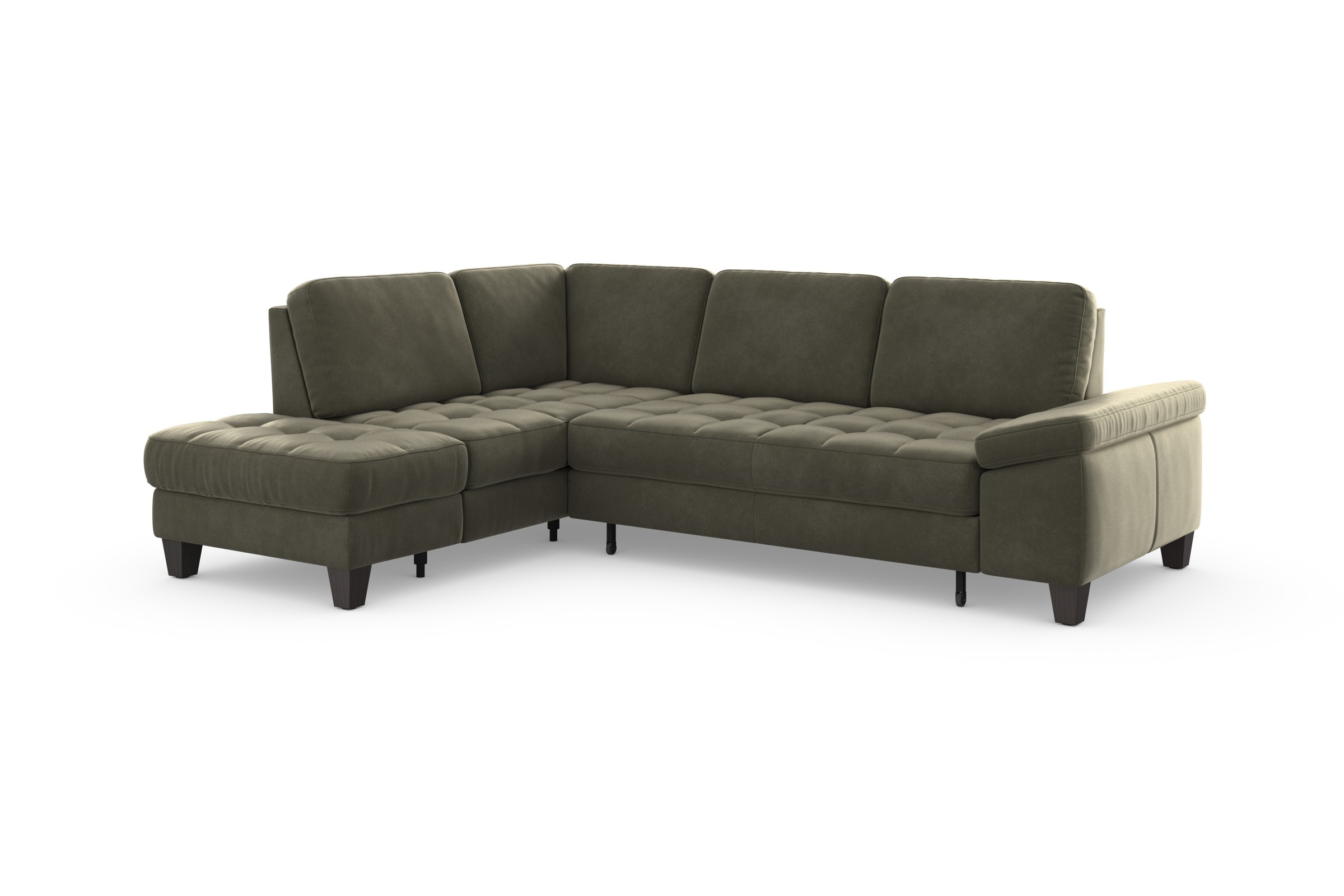 sit&more Ecksofa »Westham L-Form«, mit Ottomane, mit oder ohne Bettfunktion, Bettkasten, Verstellung