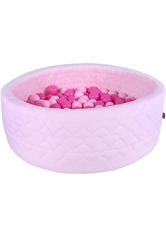 Knorrtoys® Bällebad »Cosy, Heart Rose«, mit 300 Bällen soft pink; Made in Europe kaufen