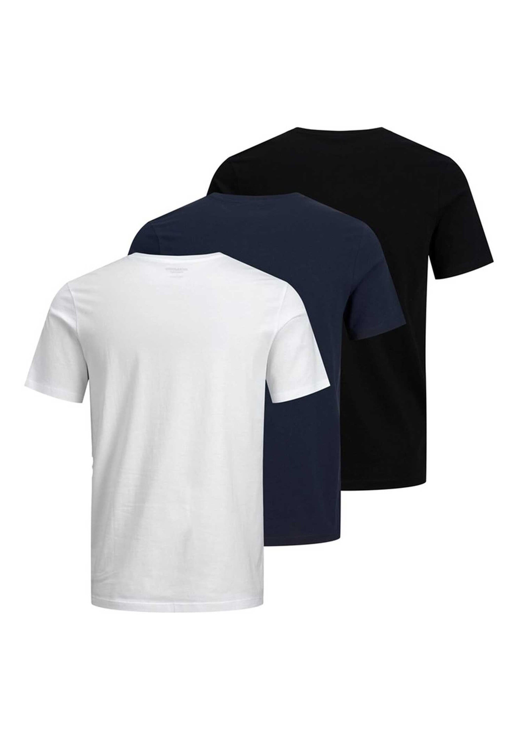 Jack & Jones T-Shirt »T-Shirt JJECORP LOGO TEE O-NECK 3PK 3er Pack«