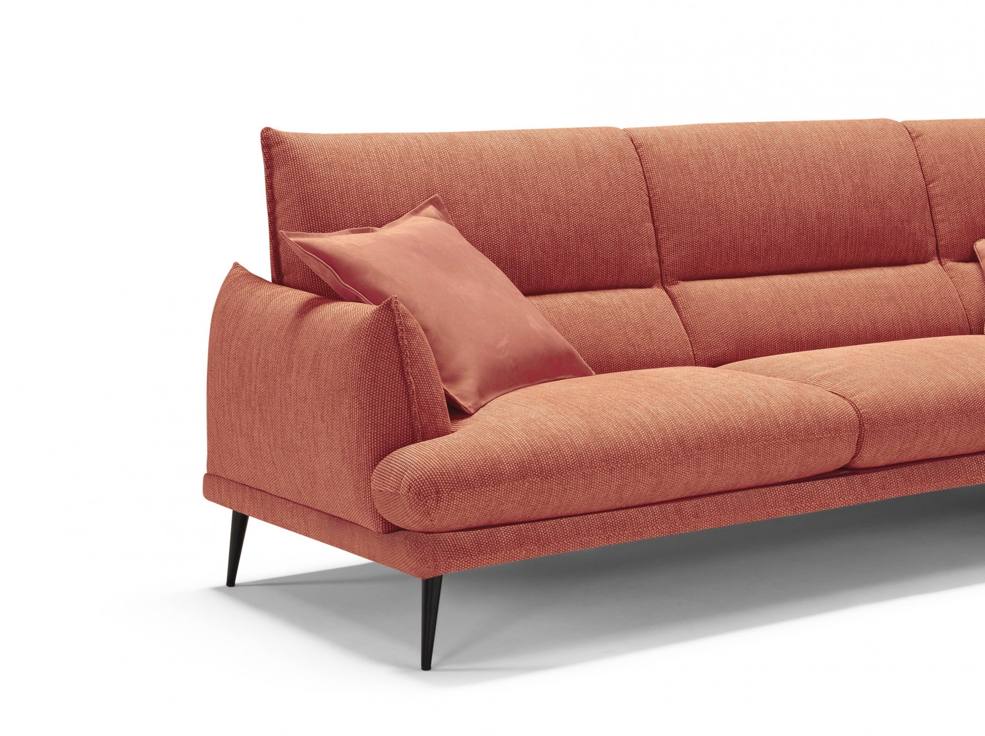 Egoitaliano Ecksofa »FUNNY, hochwertiges und aktuelles Design, bequeme Rückenlehne«, toller Sitzkomfort, L-Form