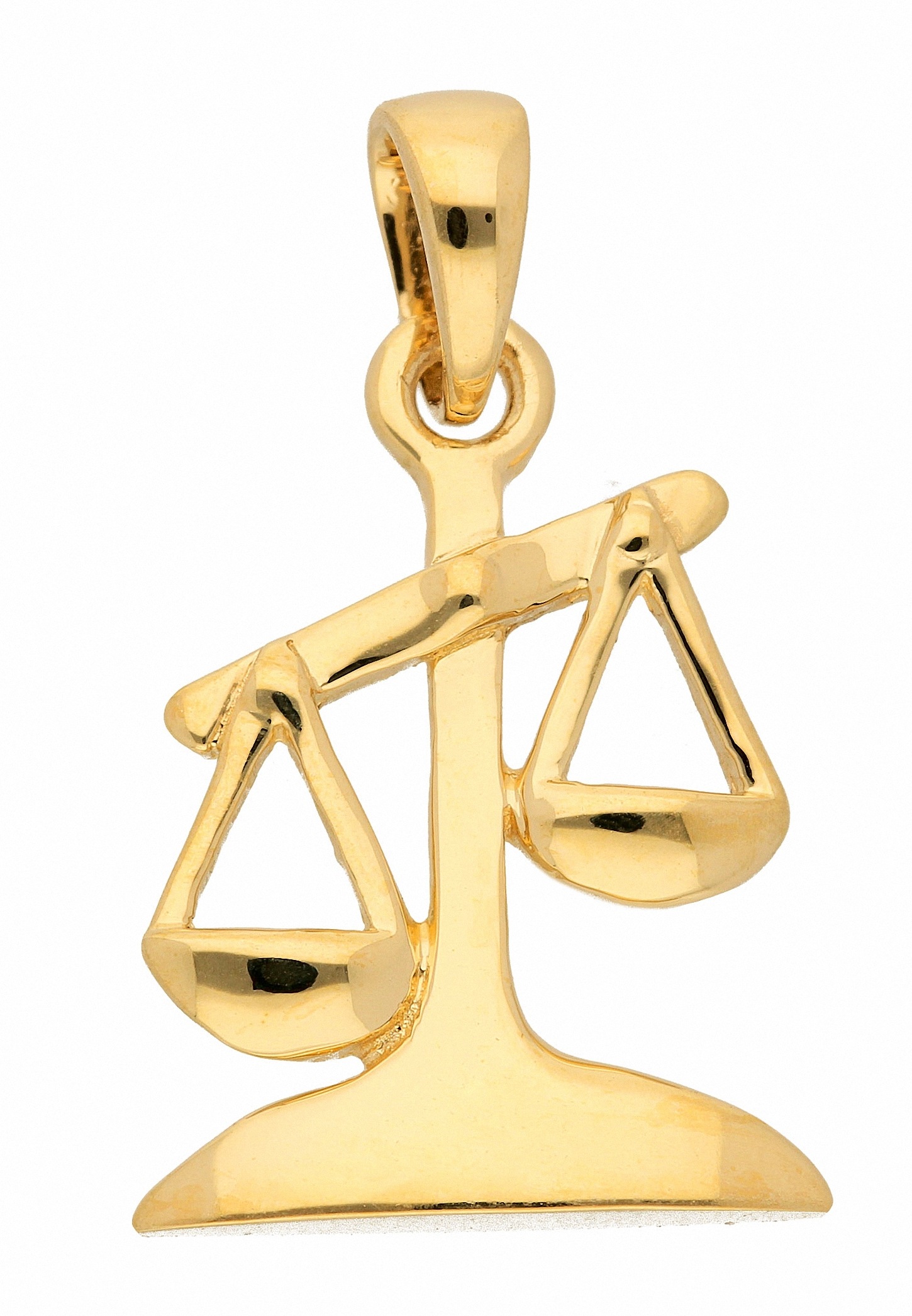 Adelia´s Sternzeichenanhänger »585 Gold Sternzeichen Anhänger Waage«
