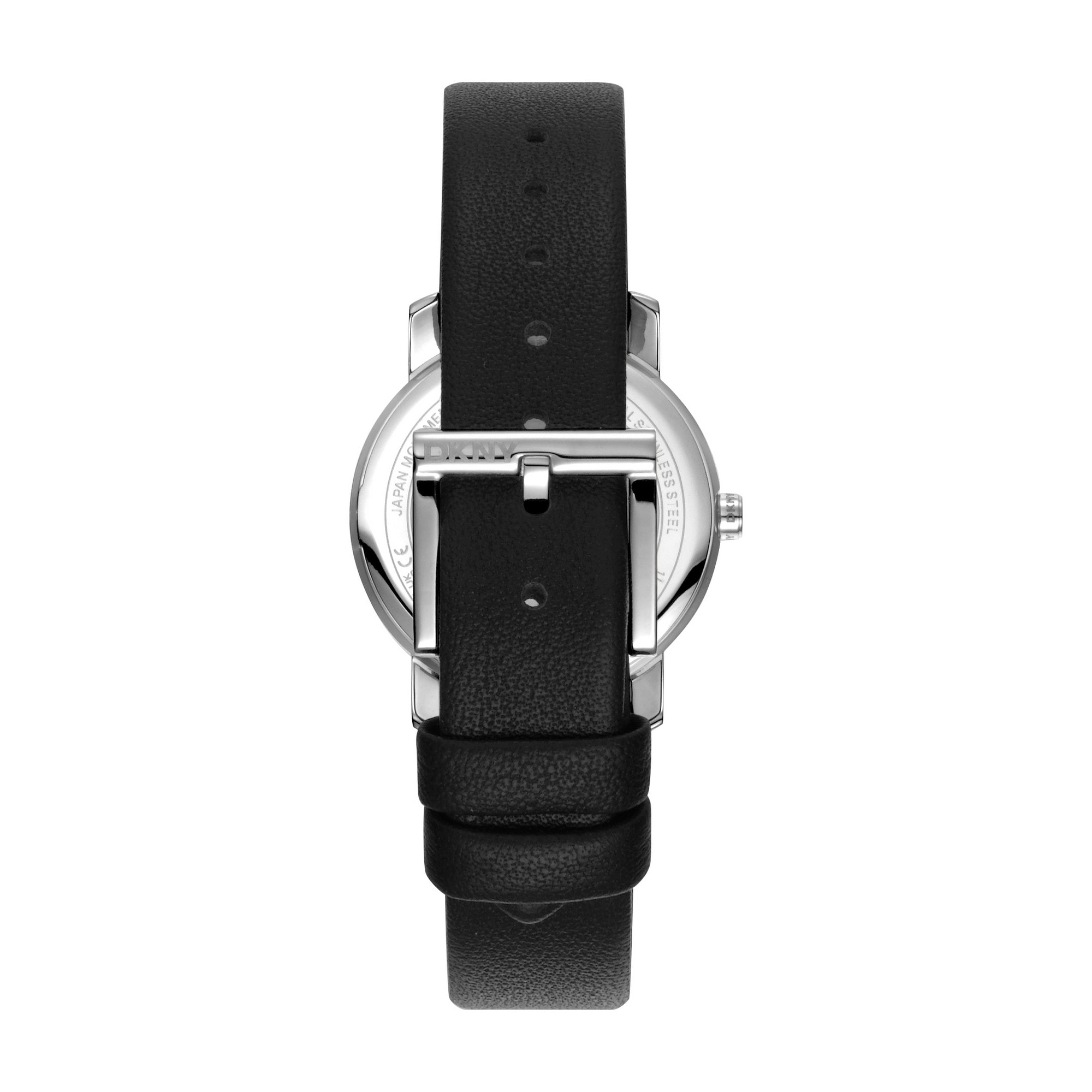 DKNY Quarzuhr »Astoria Glitz« Armbanduhr, Damenuhr, Lederarmband, analog