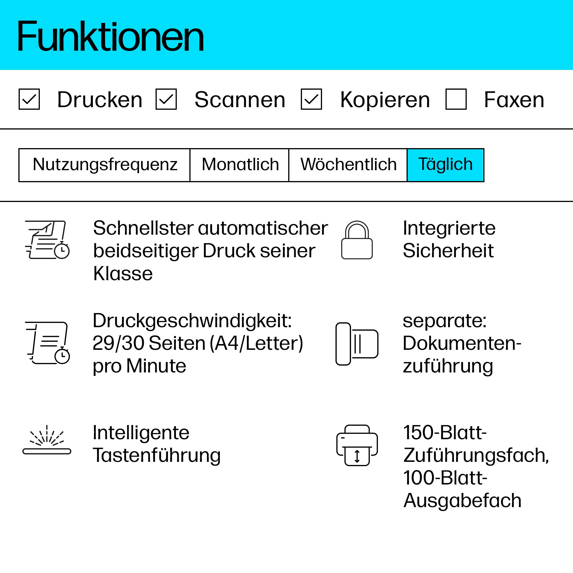 HP Multifunktionsdrucker »LaserJet MFP M234sdn«