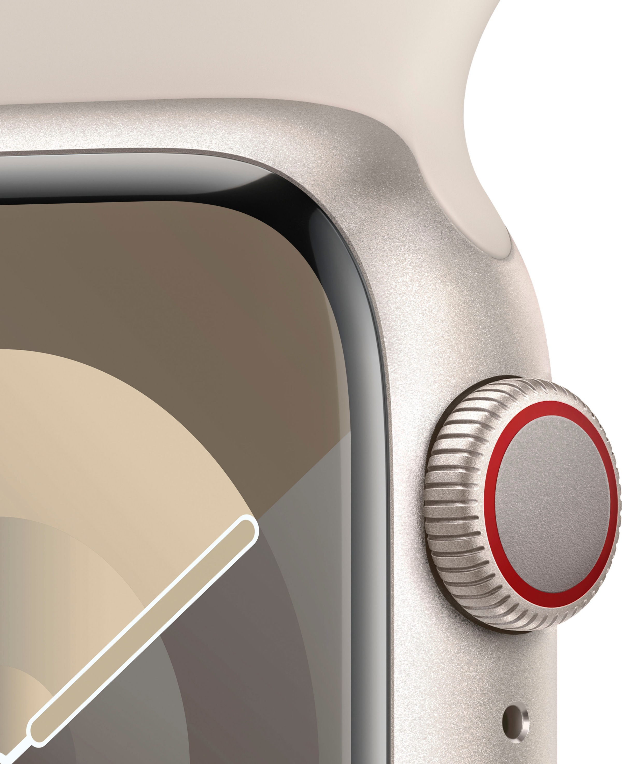 Apple Smartwatch »Watch Series 9 Aluminium«, (4,1 cm / 1,61 Zoll), Watch OS 10, Sport Band