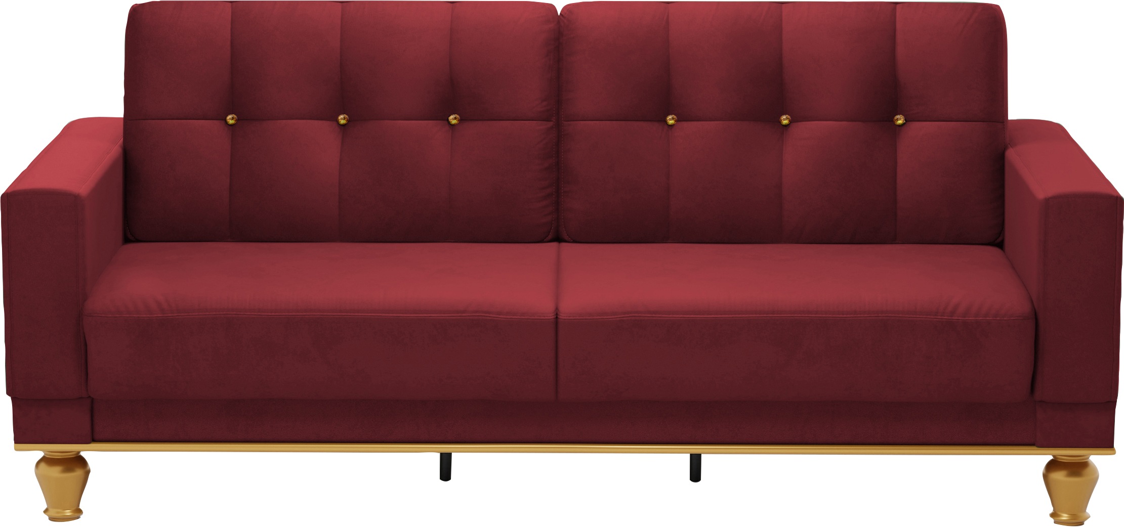 sit&more 3-Sitzer »Orient 5« mit Strass-Stein, wahlweise mit Bettfunktion und Bettkasten